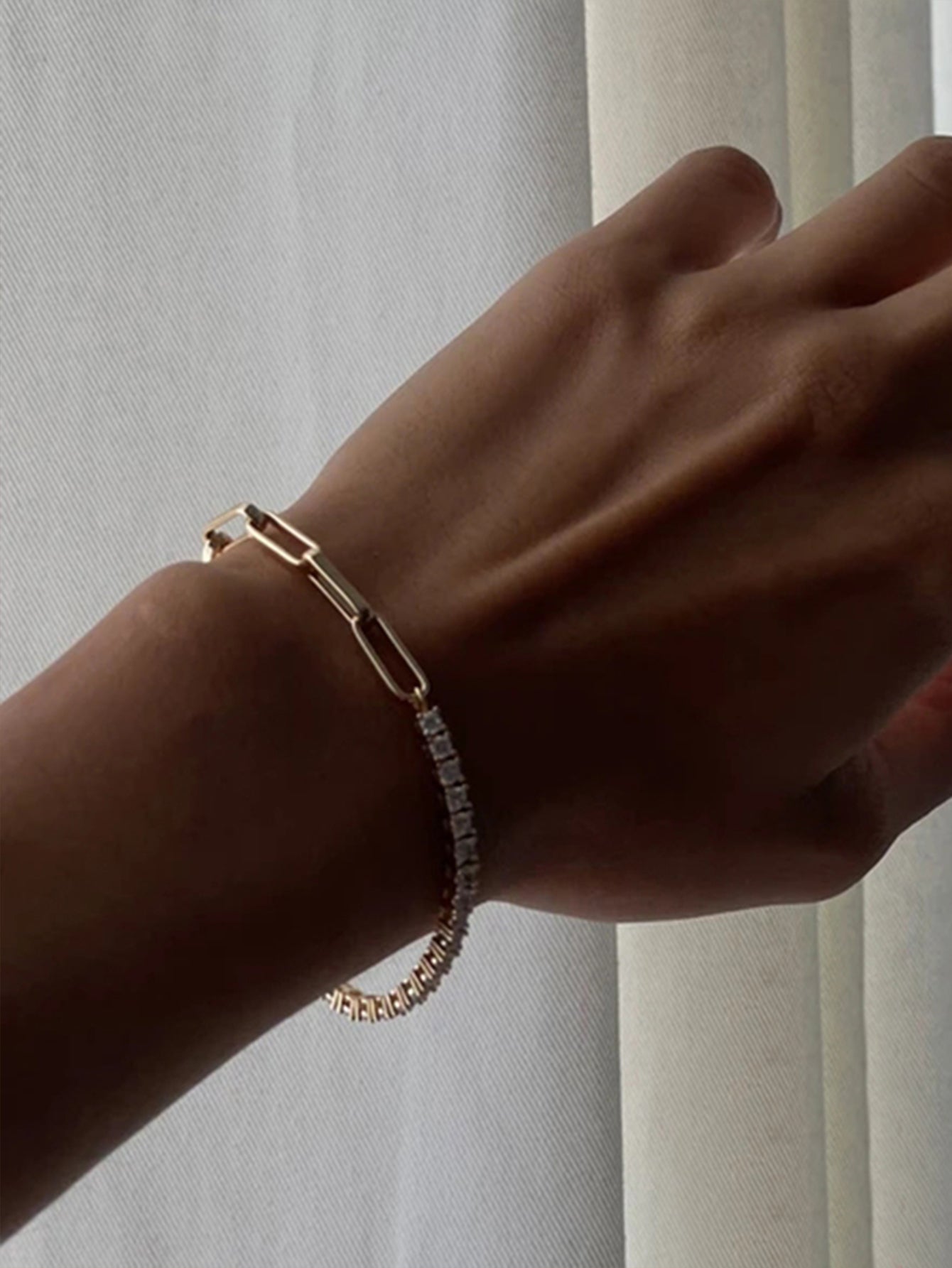 S925 Half Tennis Bracelet-Olarajewelry