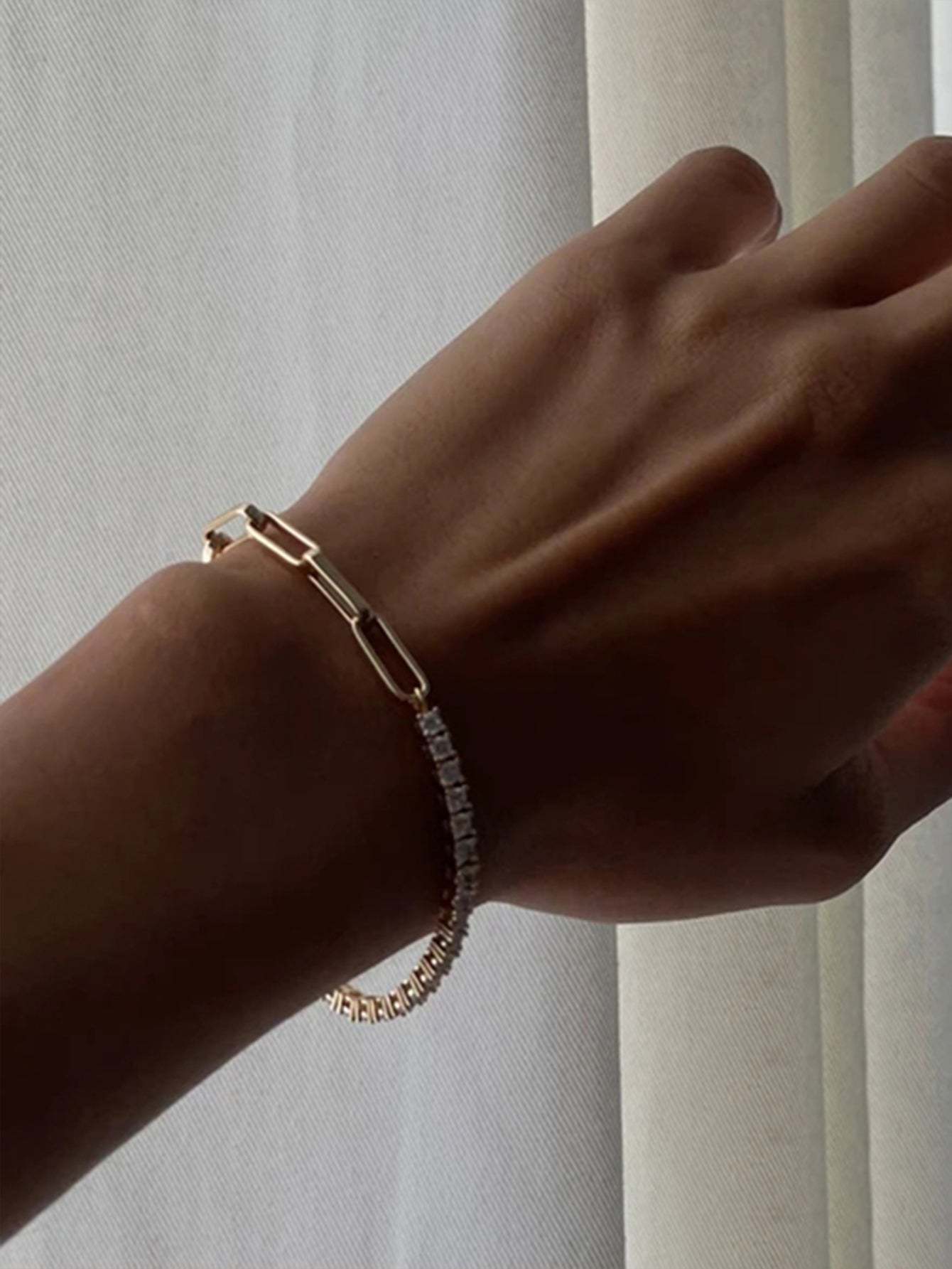 S925 Half Tennis Bracelet-Olarajewelry