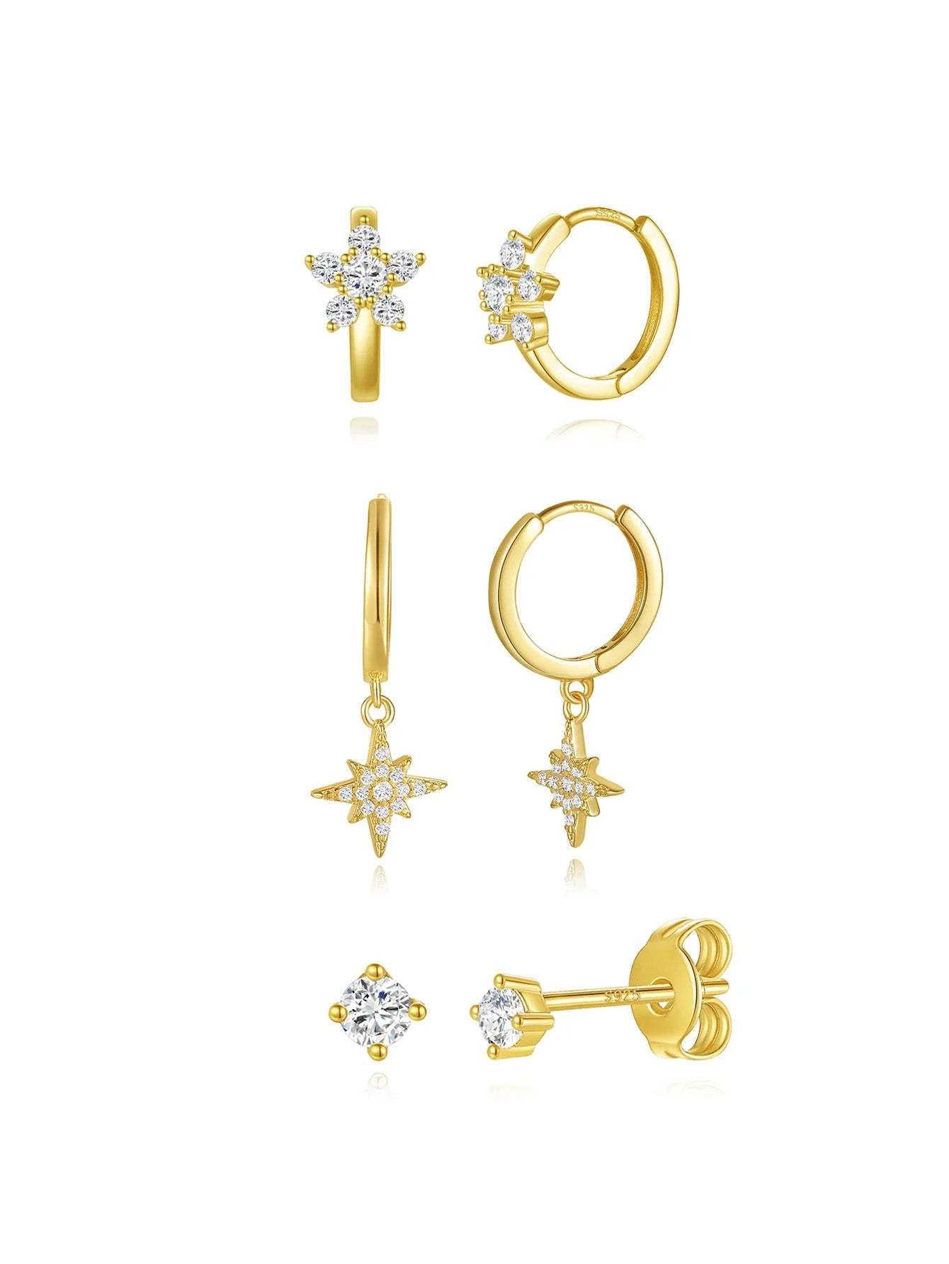 Olara Star Versatile Earring Set-Olarajewelry