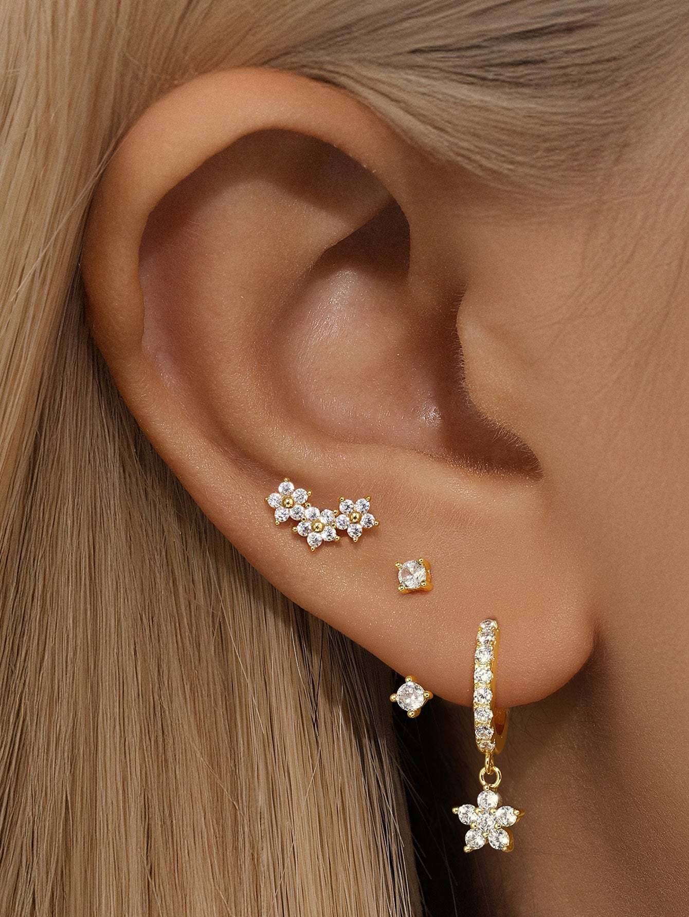 Brilliant Flower Earring Series-Olarajewelry