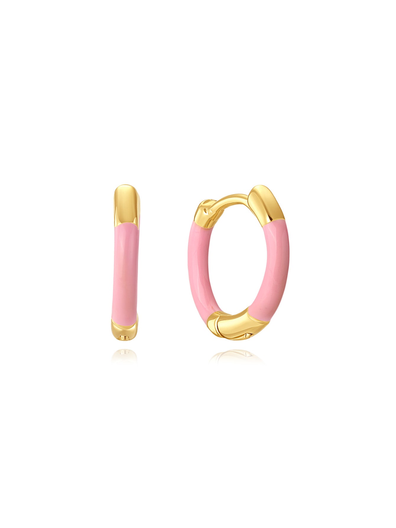 Pink Oil Drop S925 Earring Set-Olarajewelry