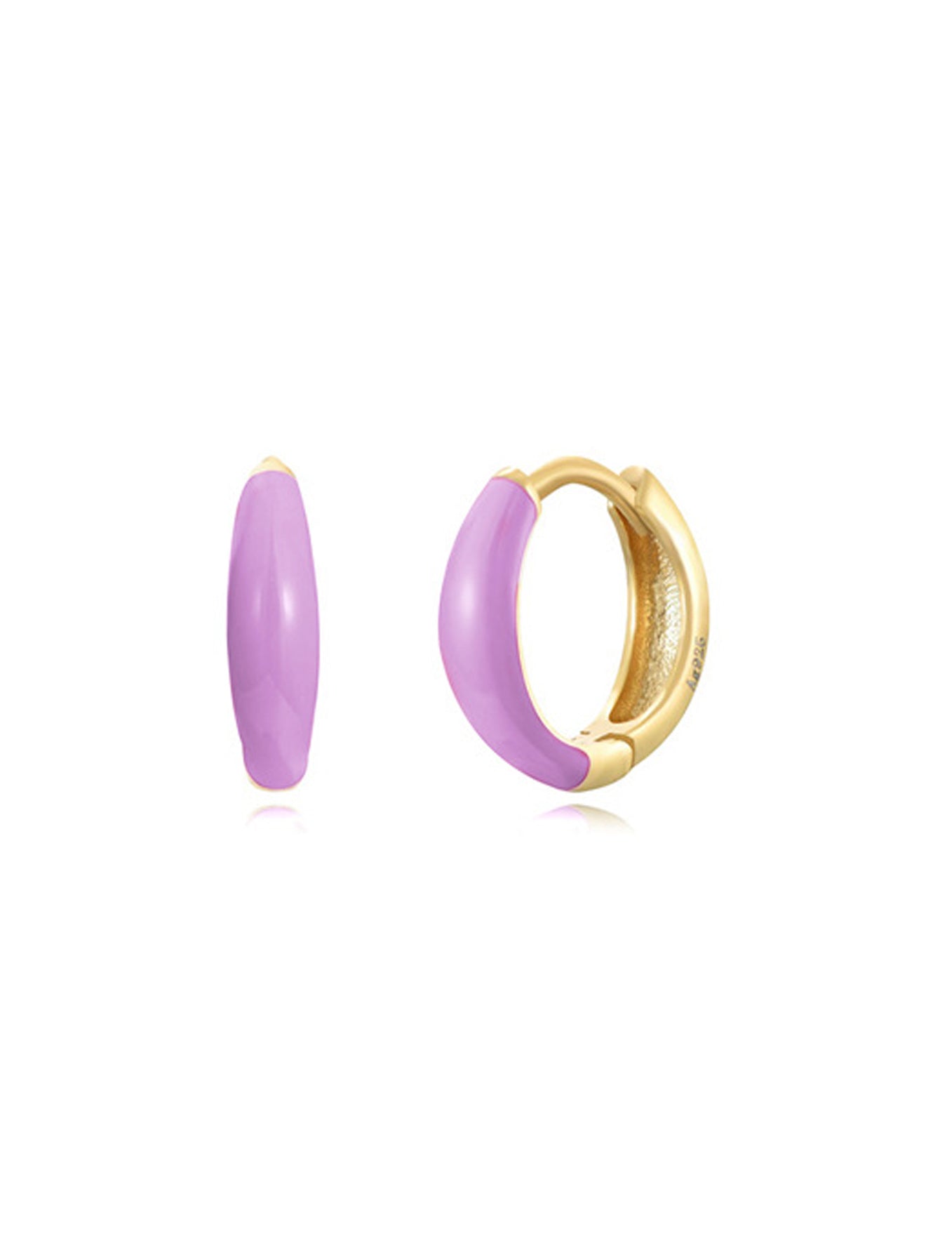 Luxe Purple Oil Drop S925 Earring Set-Olarajewelry