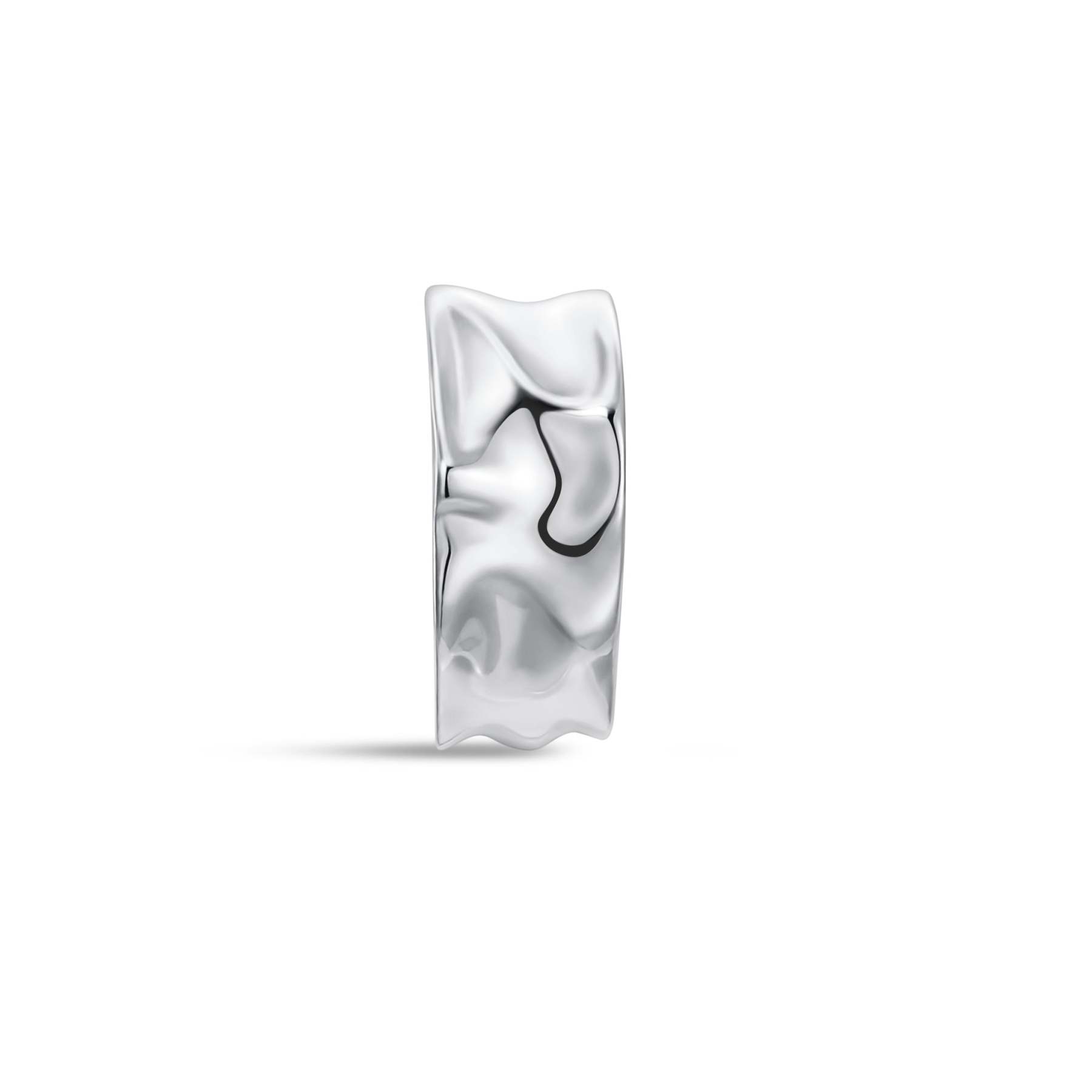 S925 Chunky Corrugated Ear Cuff-Olarajewelry