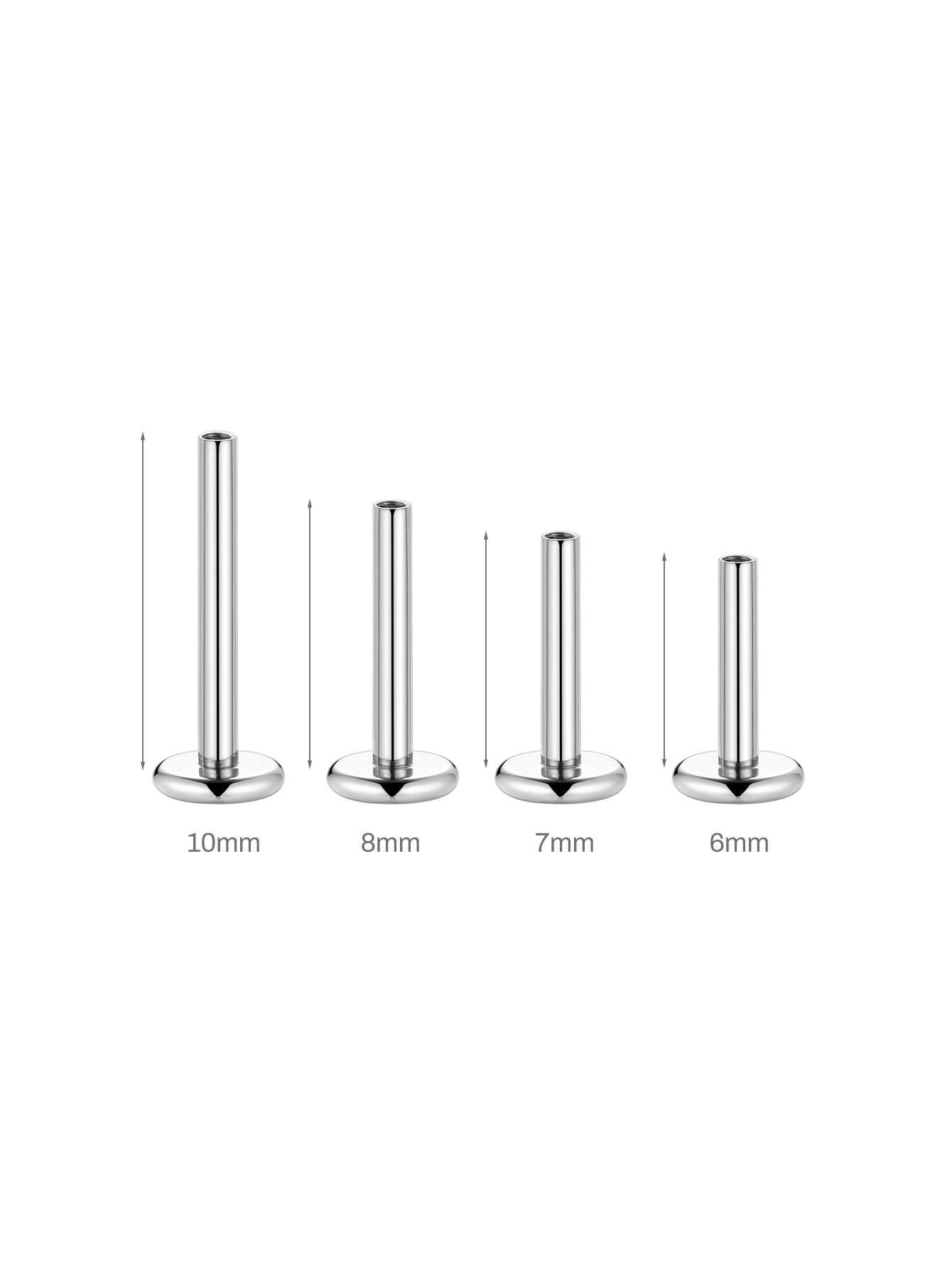 G23 Titanium Flatback Base 6mm/7mm/8mm/10mm-Olarajewelry