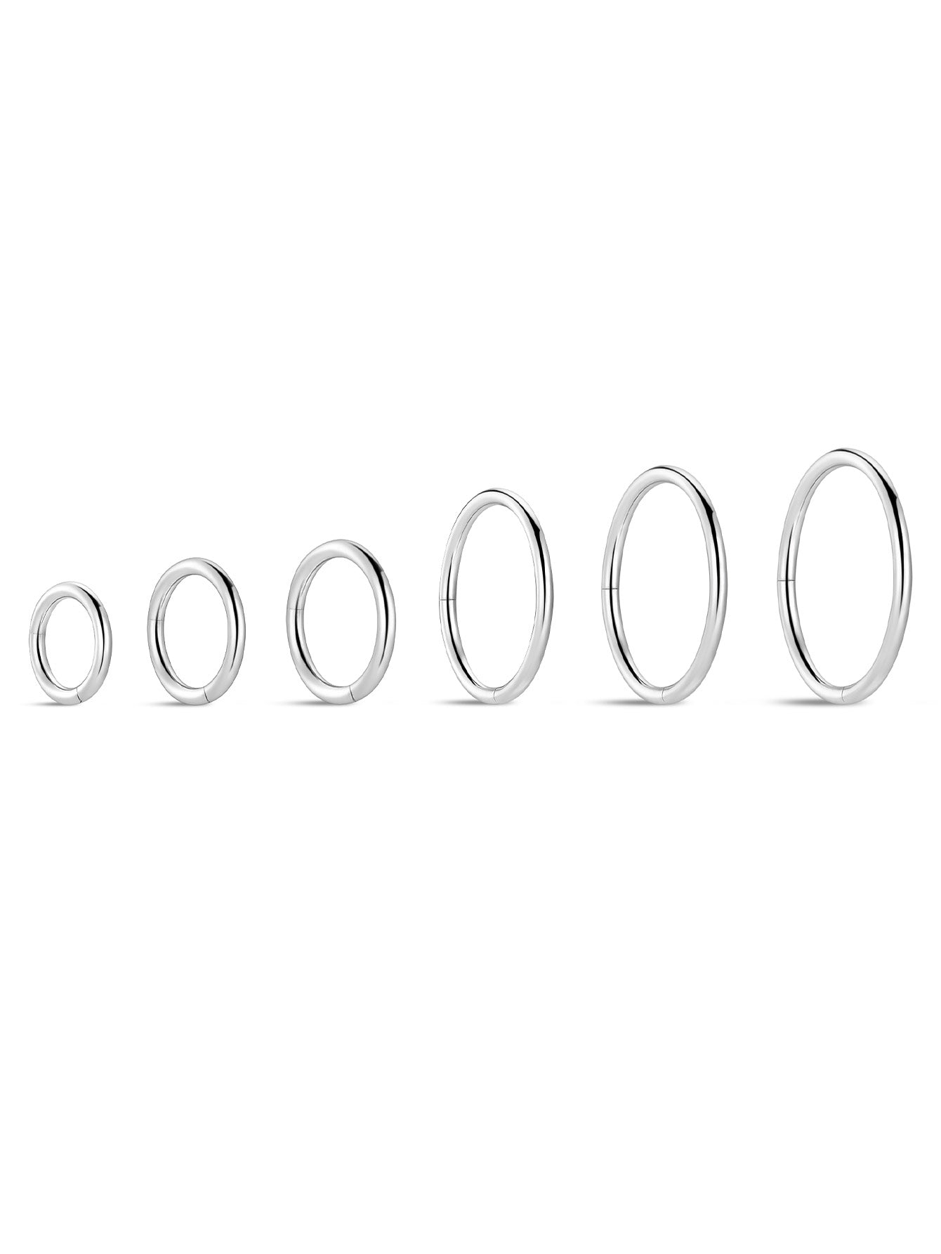 G23 Titanium Classic All-Match Hoop Earrings-Olarajewelry