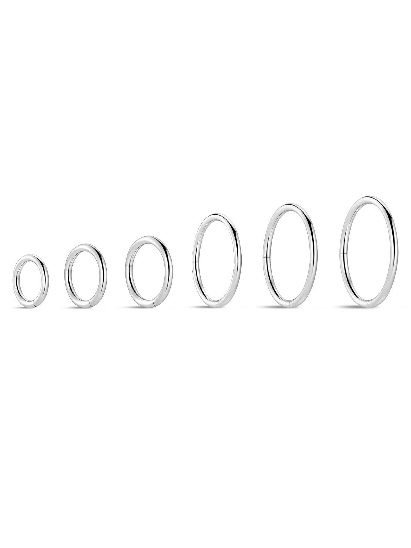 G23 Titanium Classic All-Match Hoop Earrings-Olarajewelry