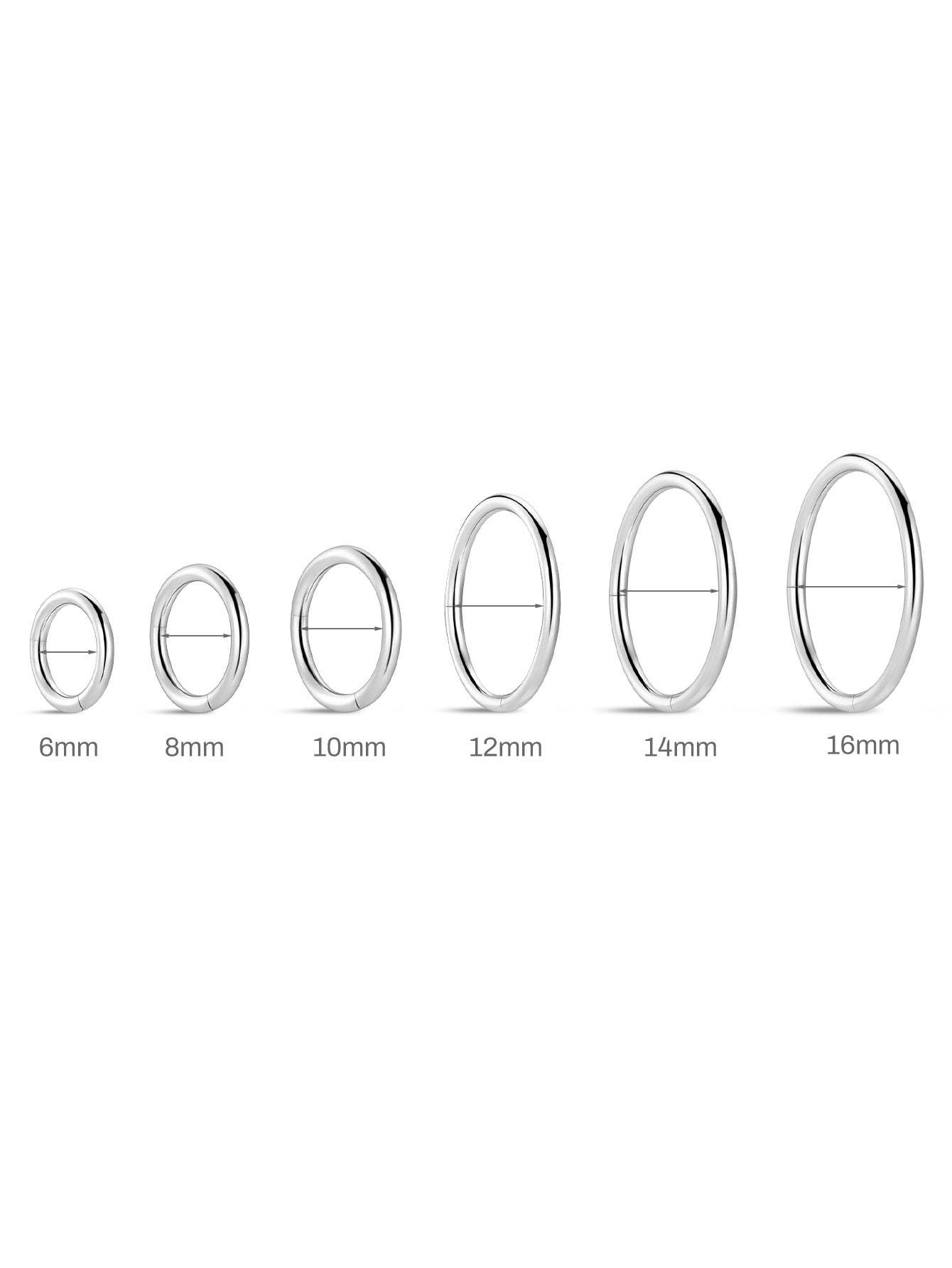 G23 Titanium Classic All-Match Hoop Earrings-Olarajewelry