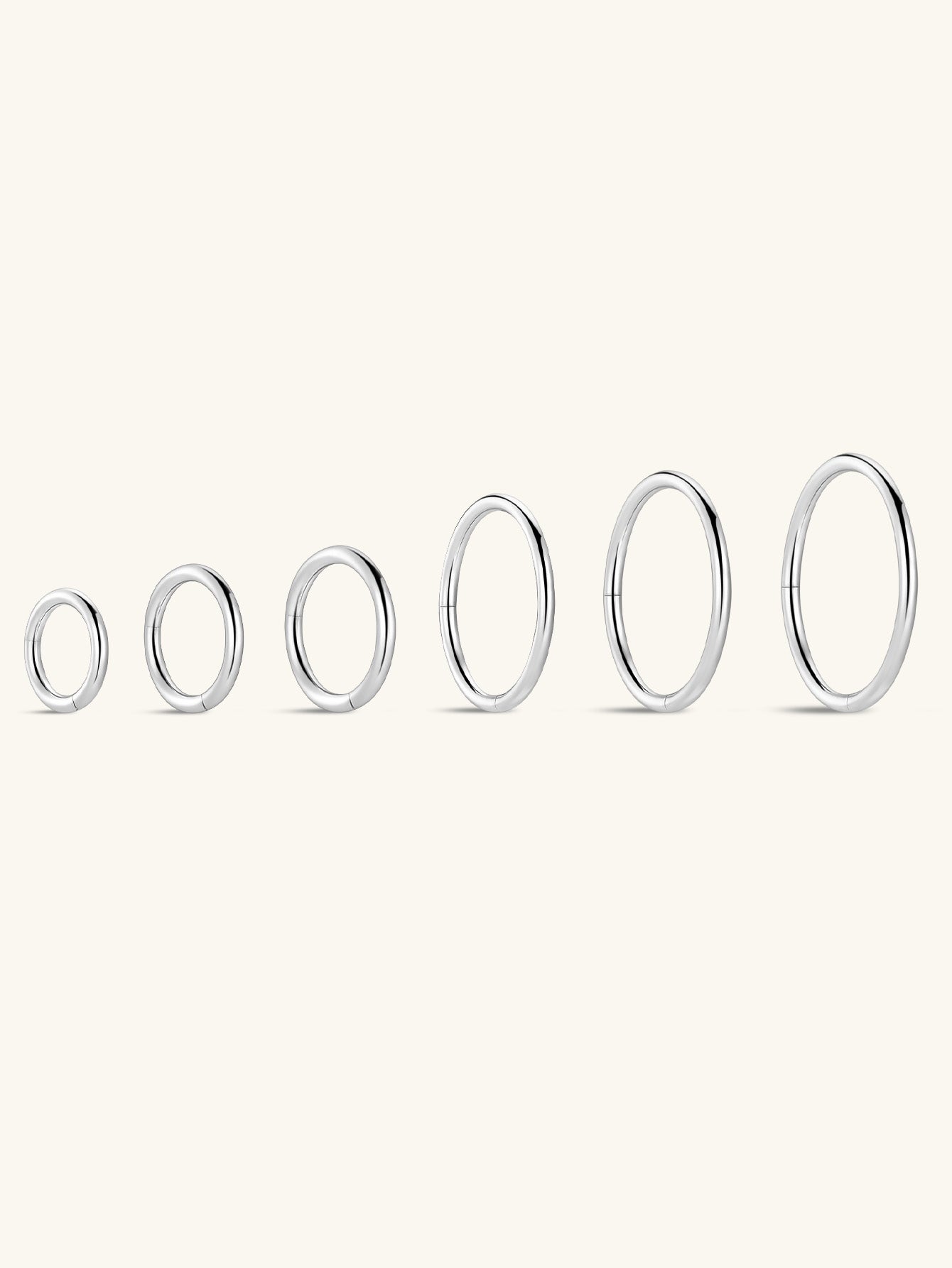 G23 Titanium Classic All-Match Hoop Earrings-Olarajewelry