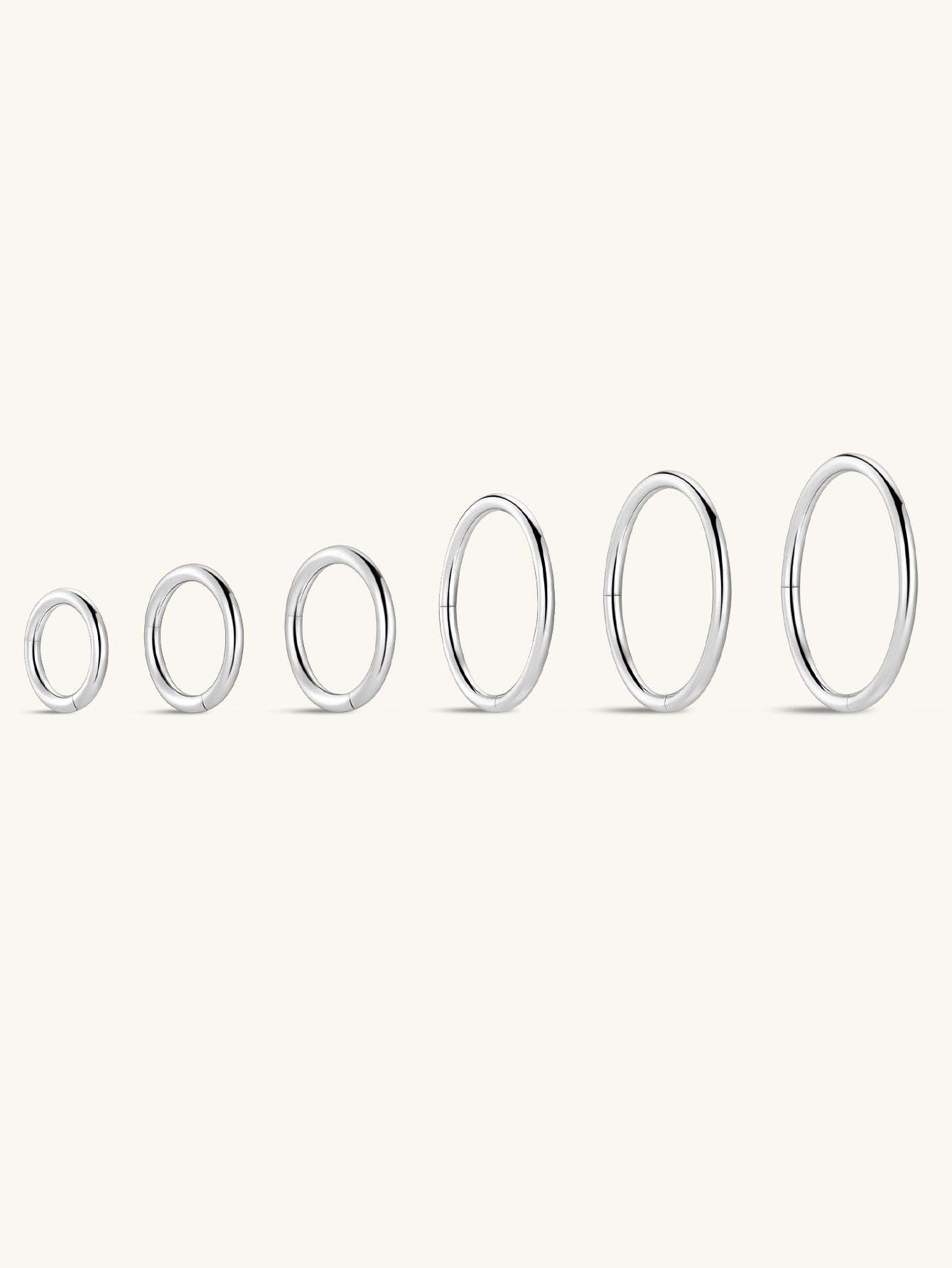 G23 Titanium Classic All-Match Hoop Earrings-Olarajewelry