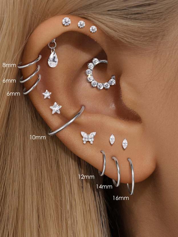 G23 Titanium Classic All-Match Hoop Earrings-Olarajewelry