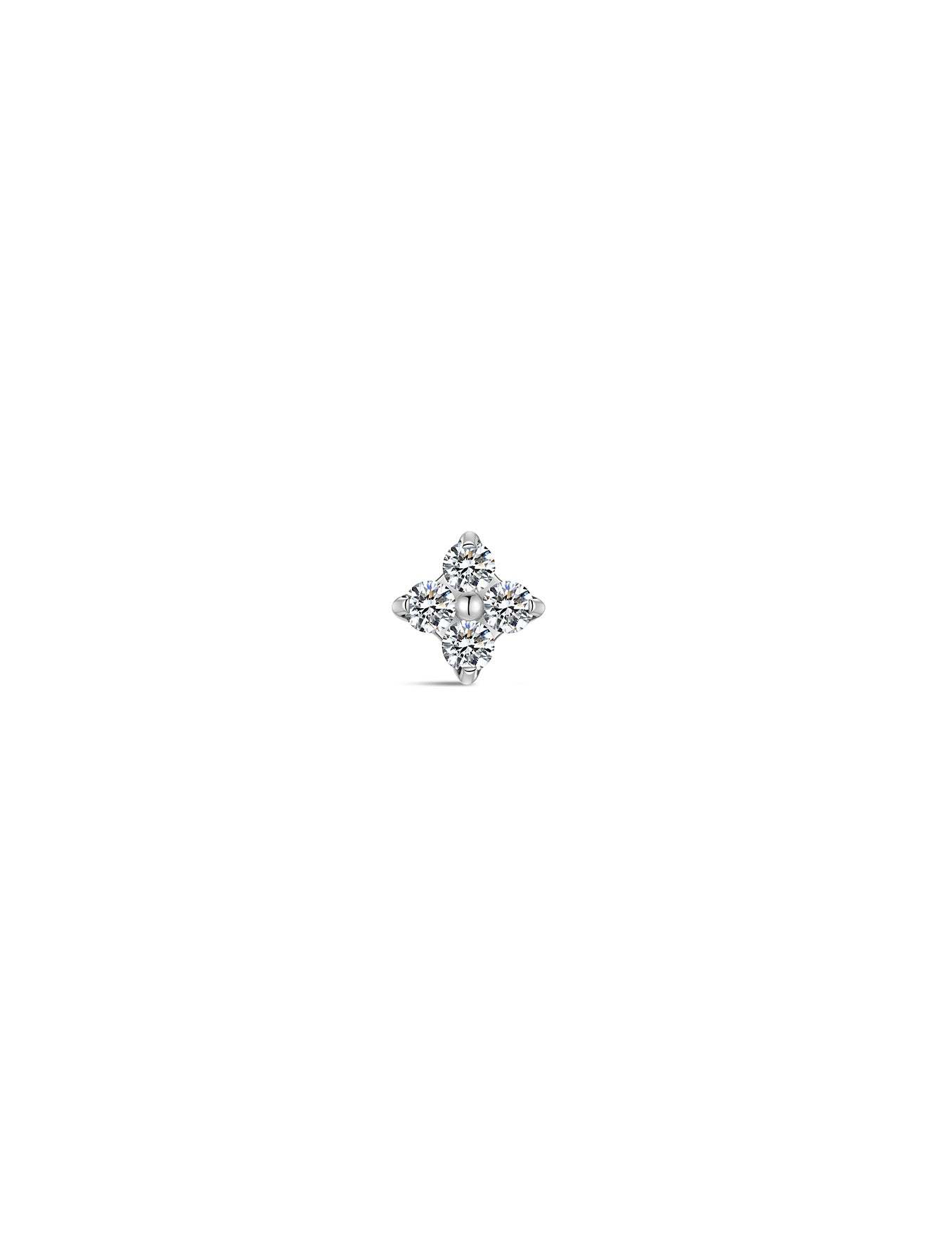 G23 Titanium Four Petals Ear Piercing Stud-Olarajewelry