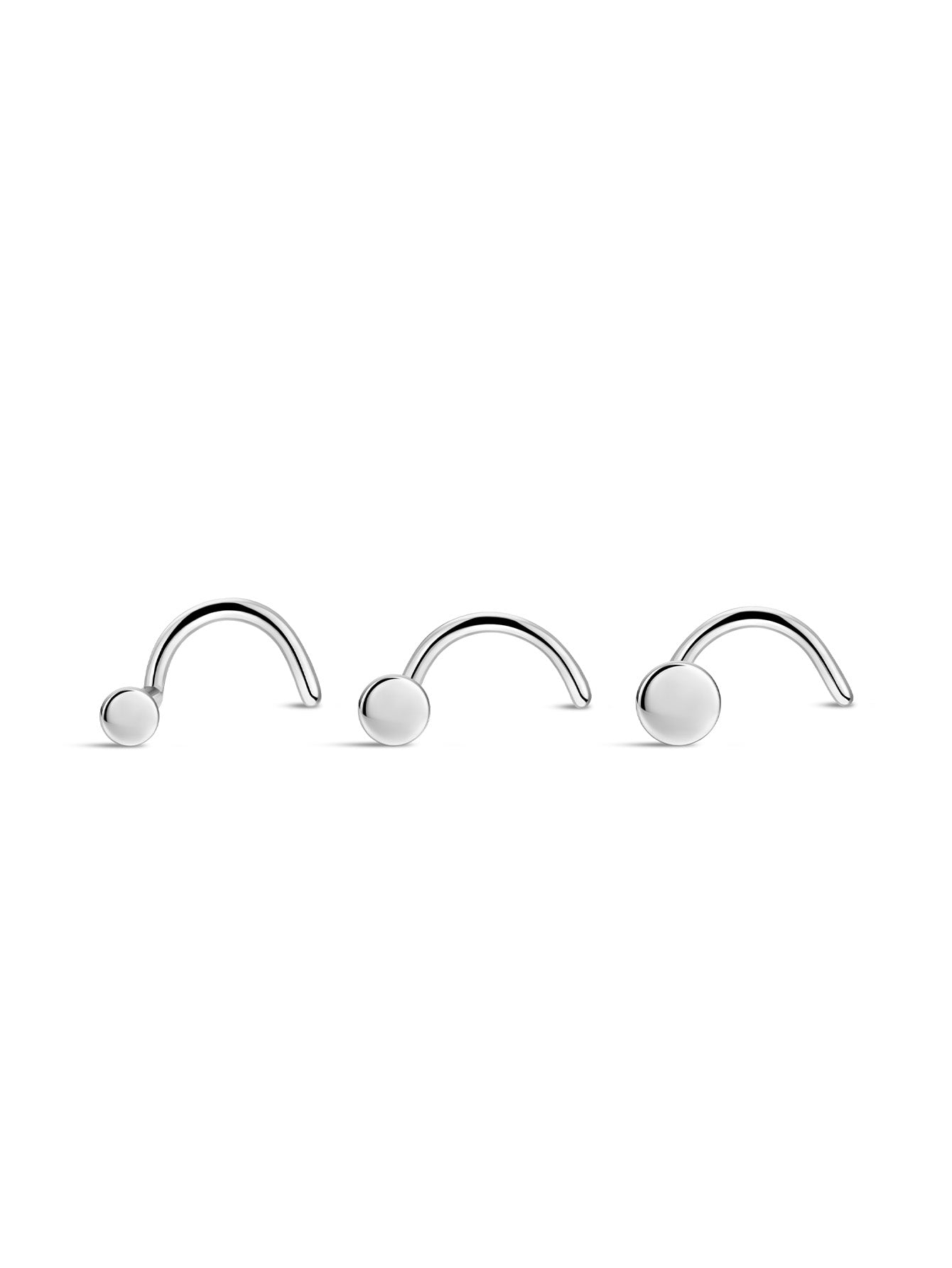 G23 Titanium Classic Round Twist Nose Ring-Olarajewelry