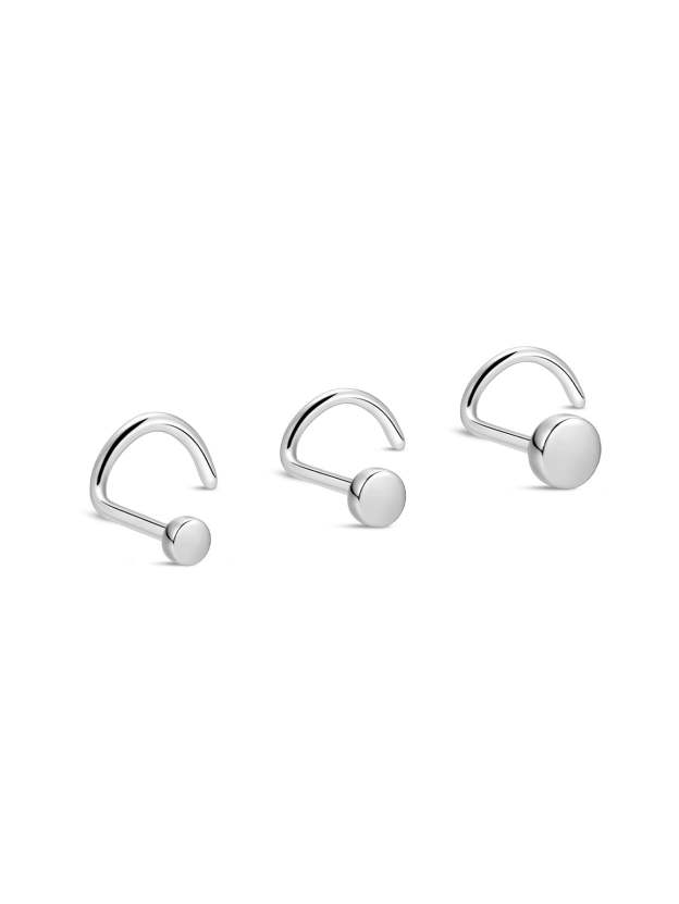 G23 Titanium Classic Round Twist Nose Ring-Olarajewelry