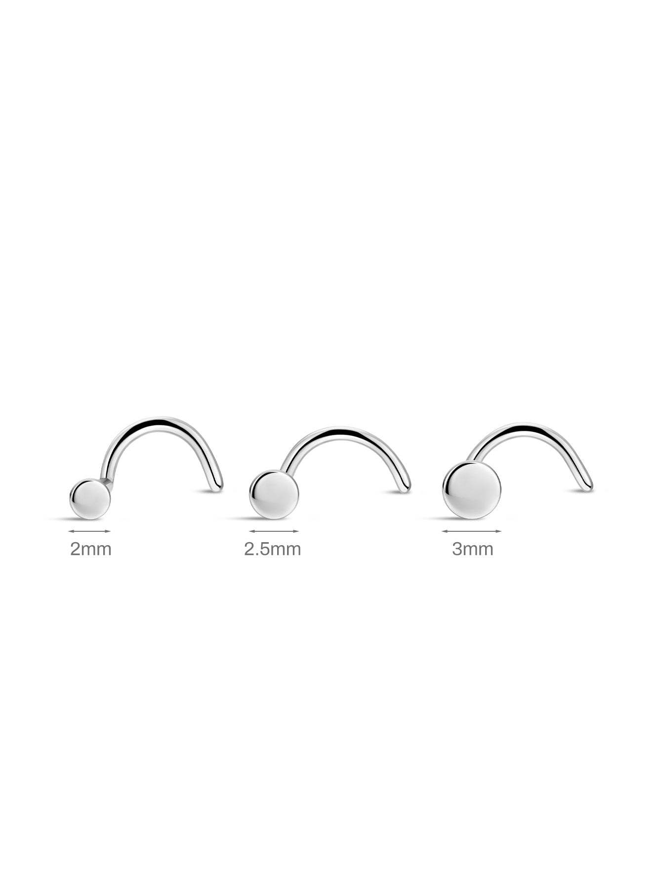 G23 Titanium Classic Round Twist Nose Ring-Olarajewelry