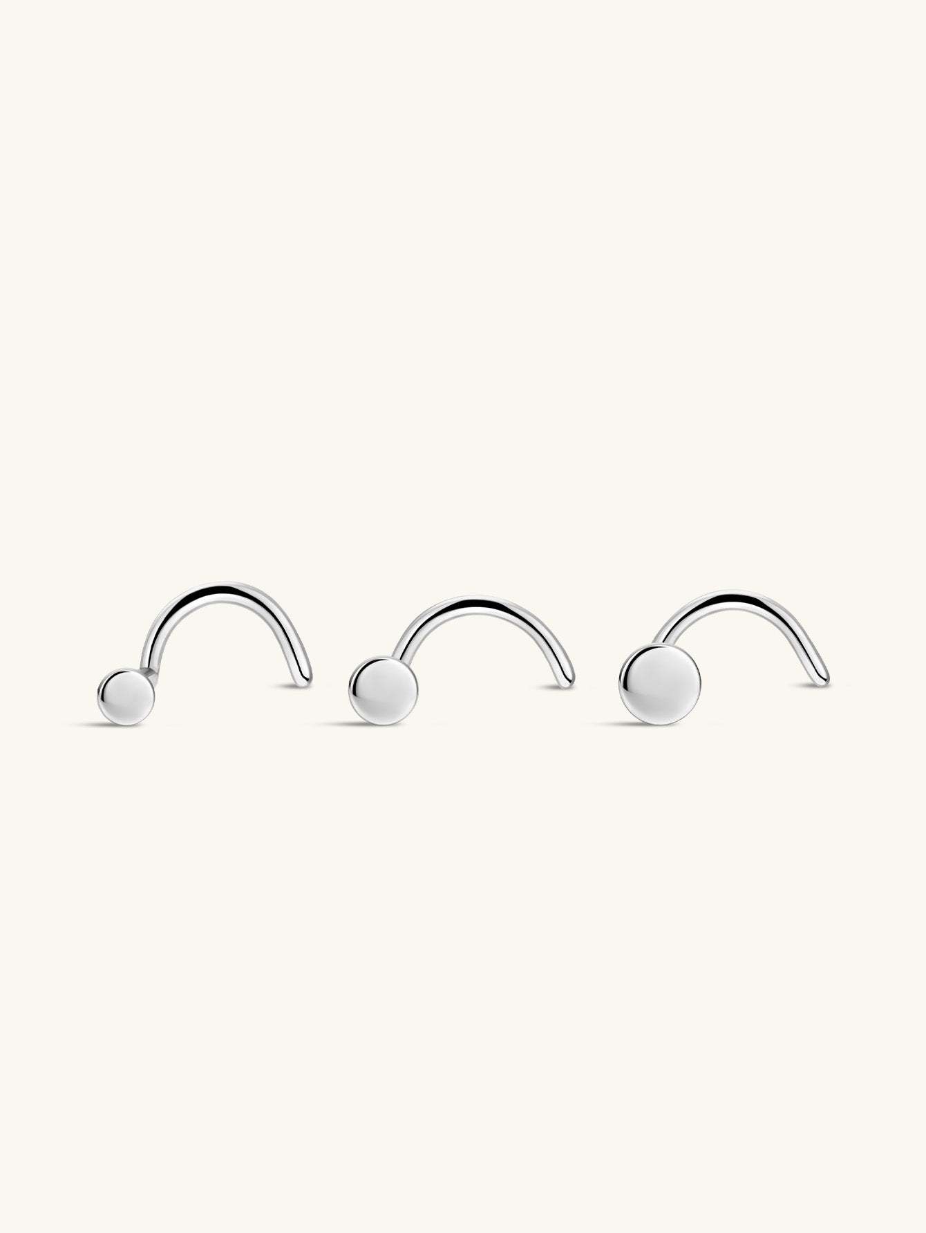 G23 Titanium Classic Round Twist Nose Ring-Olarajewelry