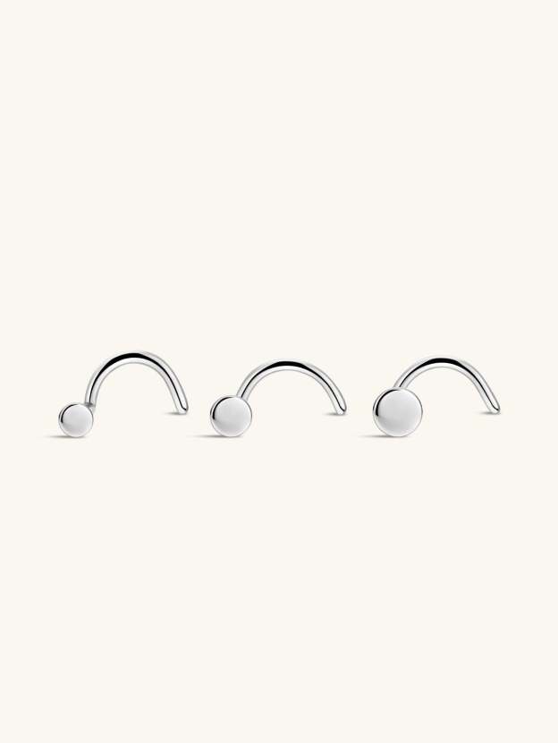G23 Titanium Classic Round Twist Nose Ring-Olarajewelry