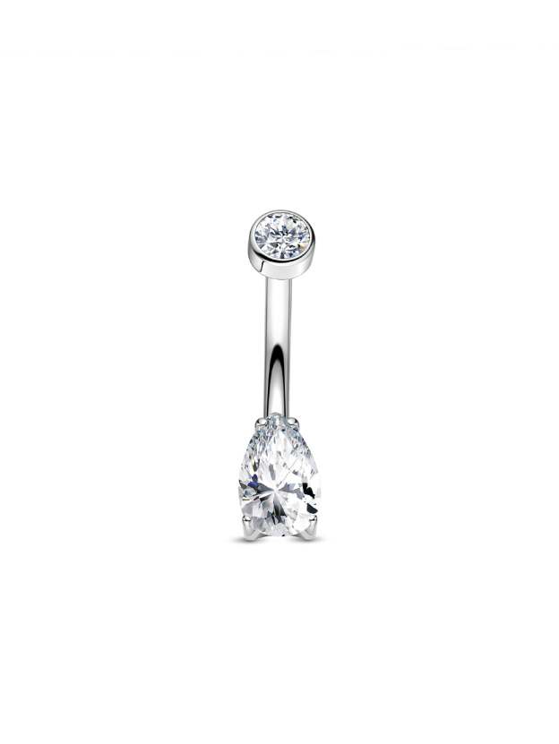 G23 Titanium Water Drop Belly Ring-Olarajewelry