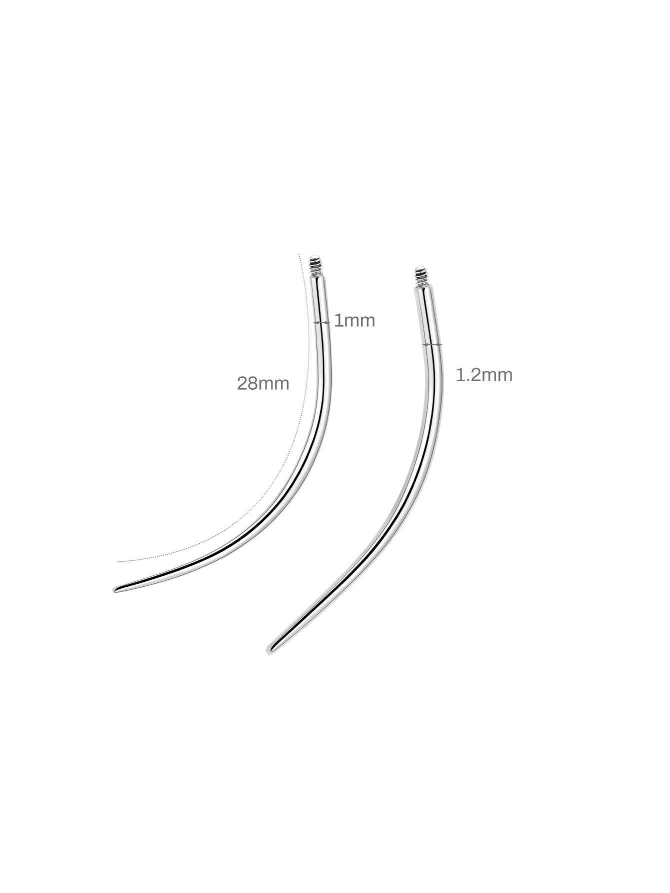 G23 Titanium Flatback Insertion Tool-Olarajewelry
