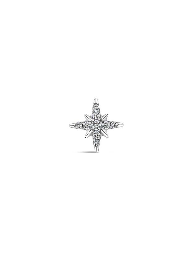 G23 Titanium Eight-Pointed Star Ear Piercing Stud-Olarajewelry