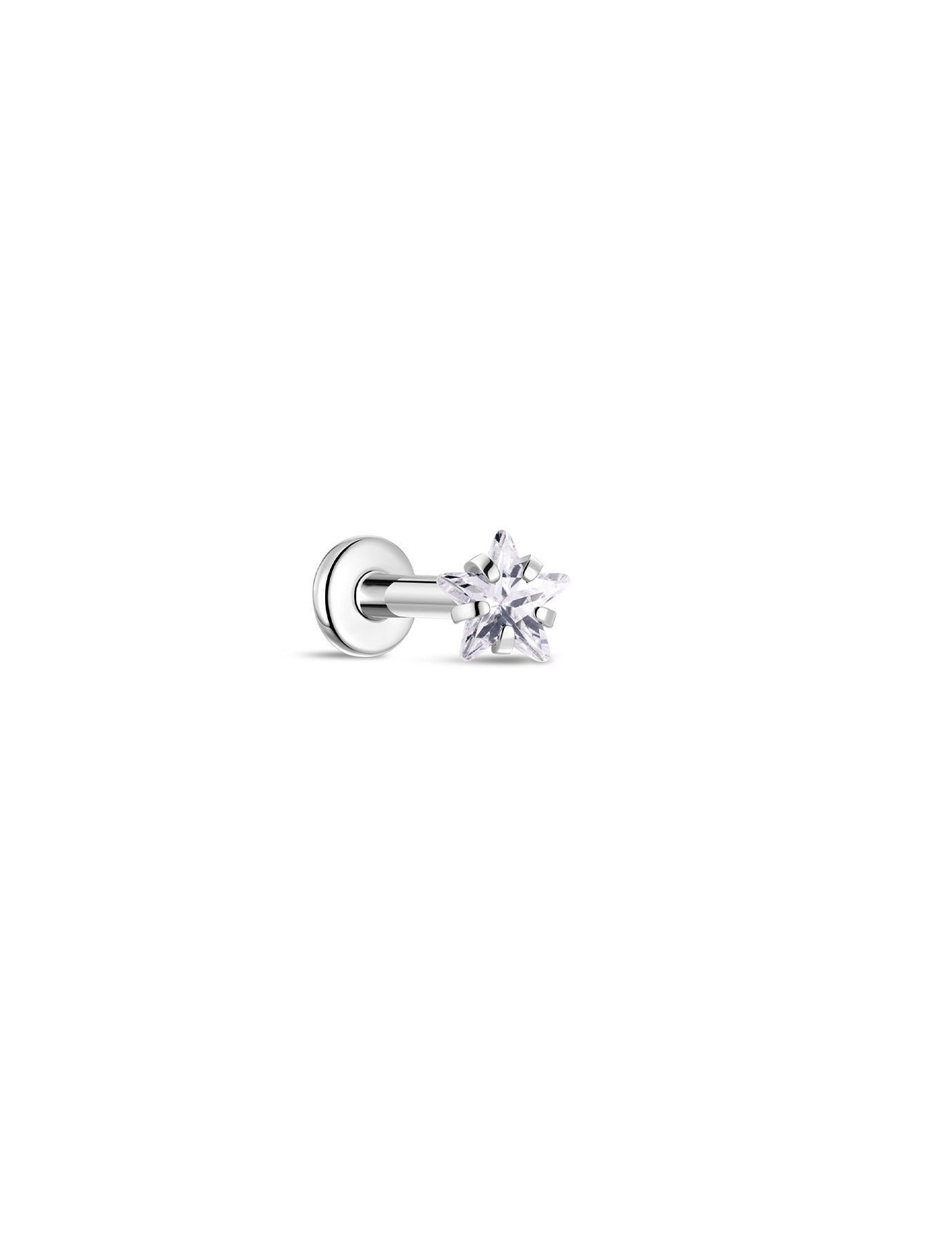 G23 Titanium Shining Stars Ear Piercing Stud-Olarajewelry