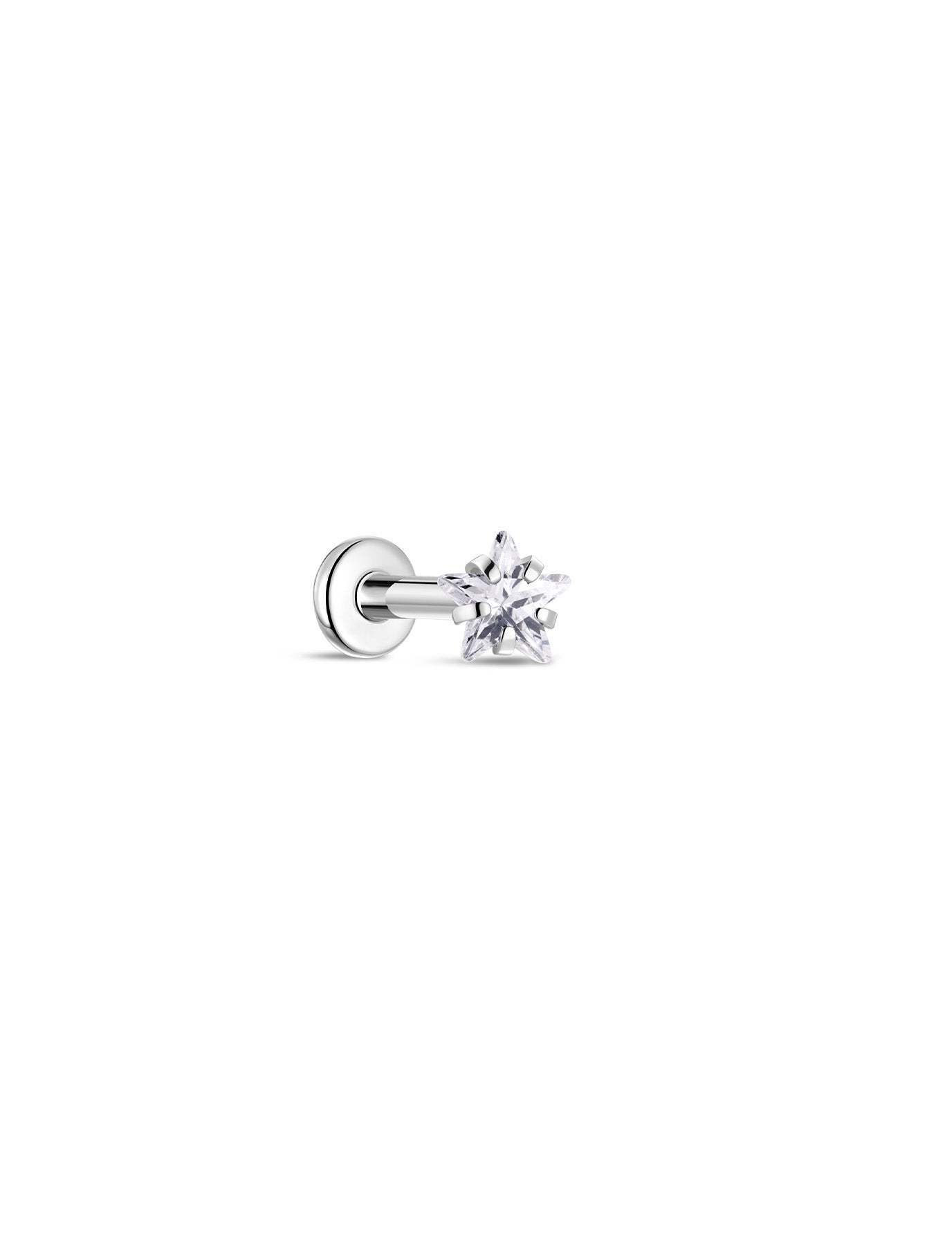G23 Titanium Shining Stars Ear Piercing Stud-Olarajewelry