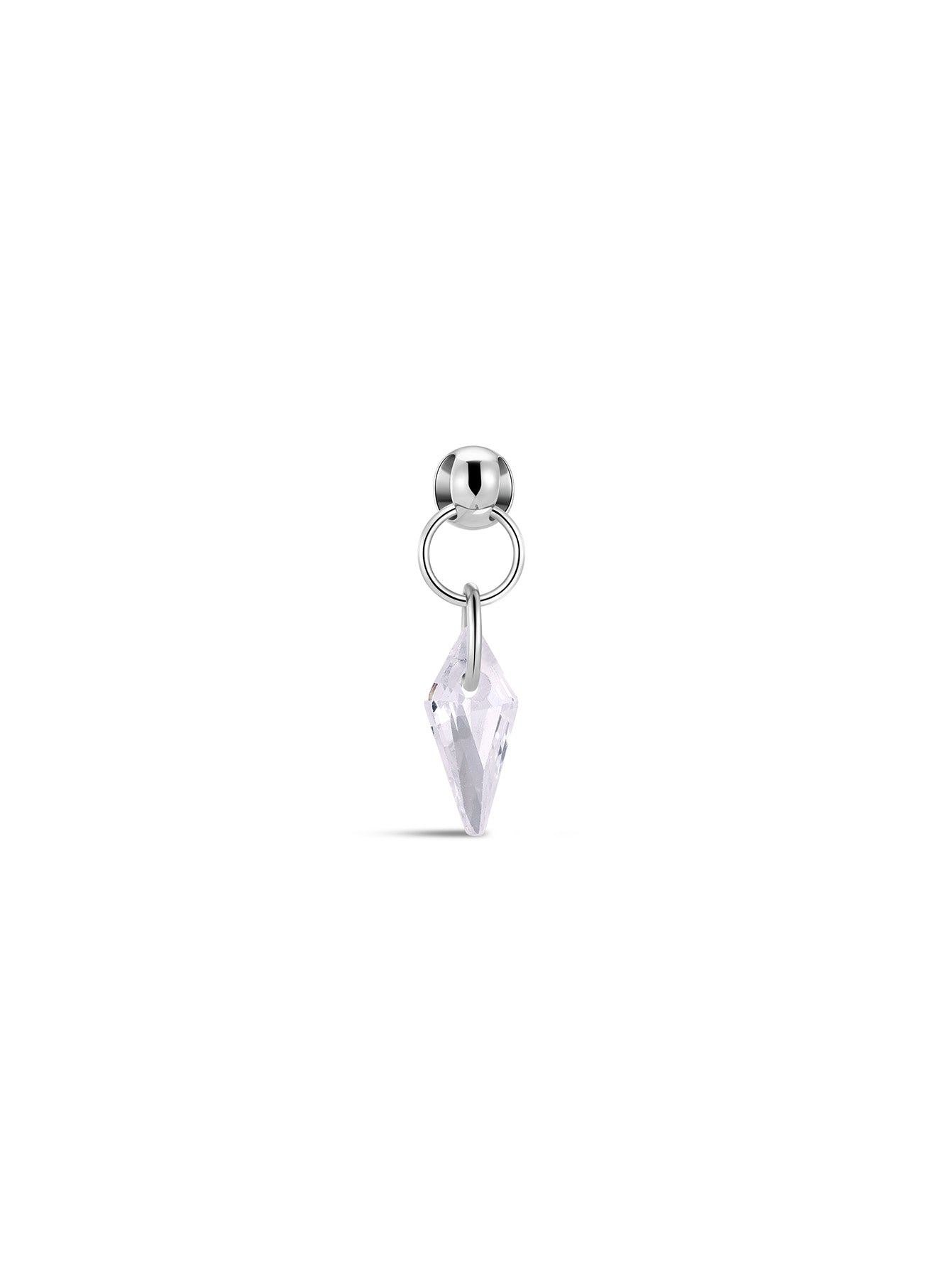 G23 Titanium Rhombus Pendant Ear Piercing Stud-Olarajewelry