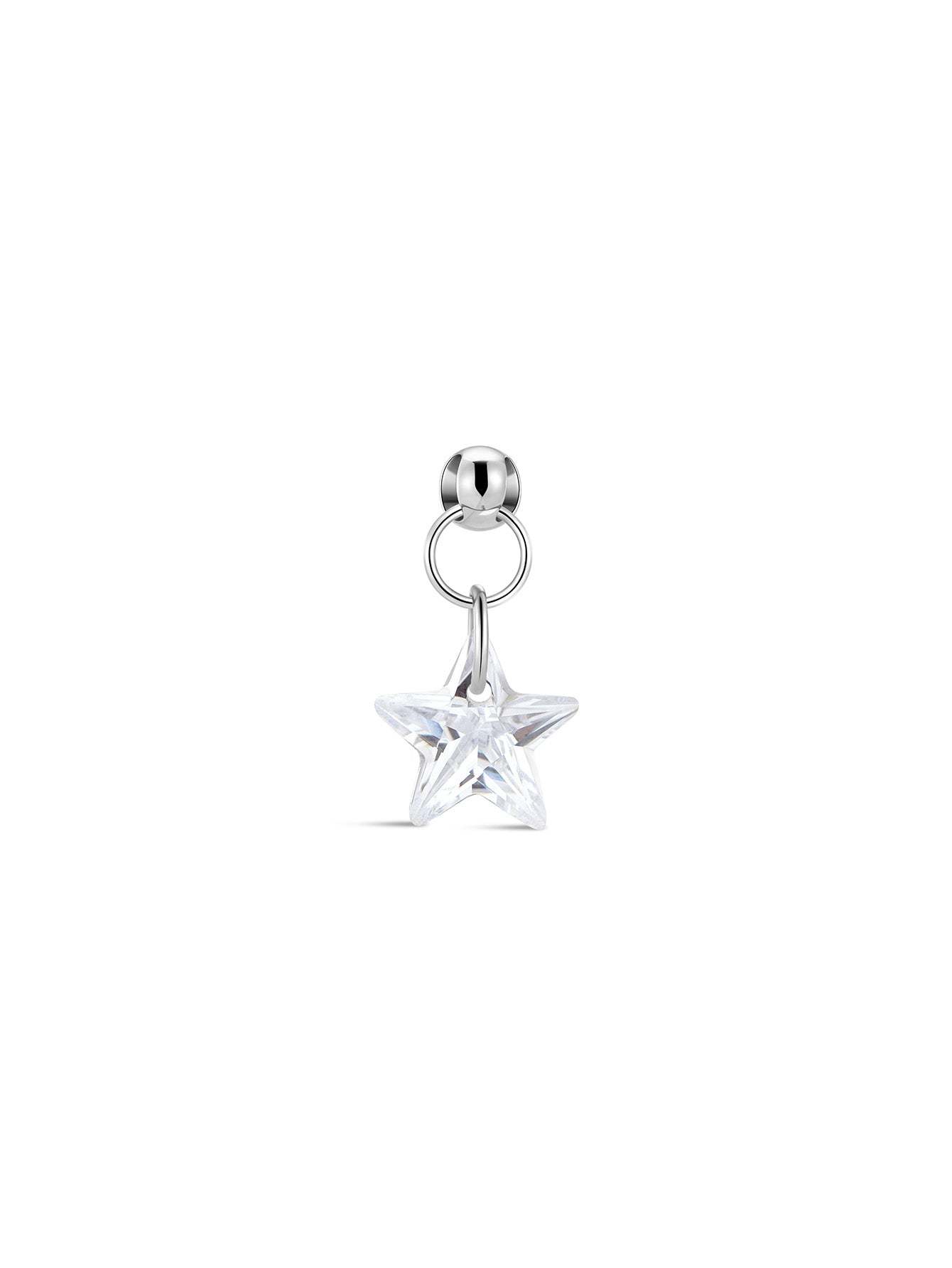 G23 Titanium Small Star Ear Piercing Stud-Olarajewelry