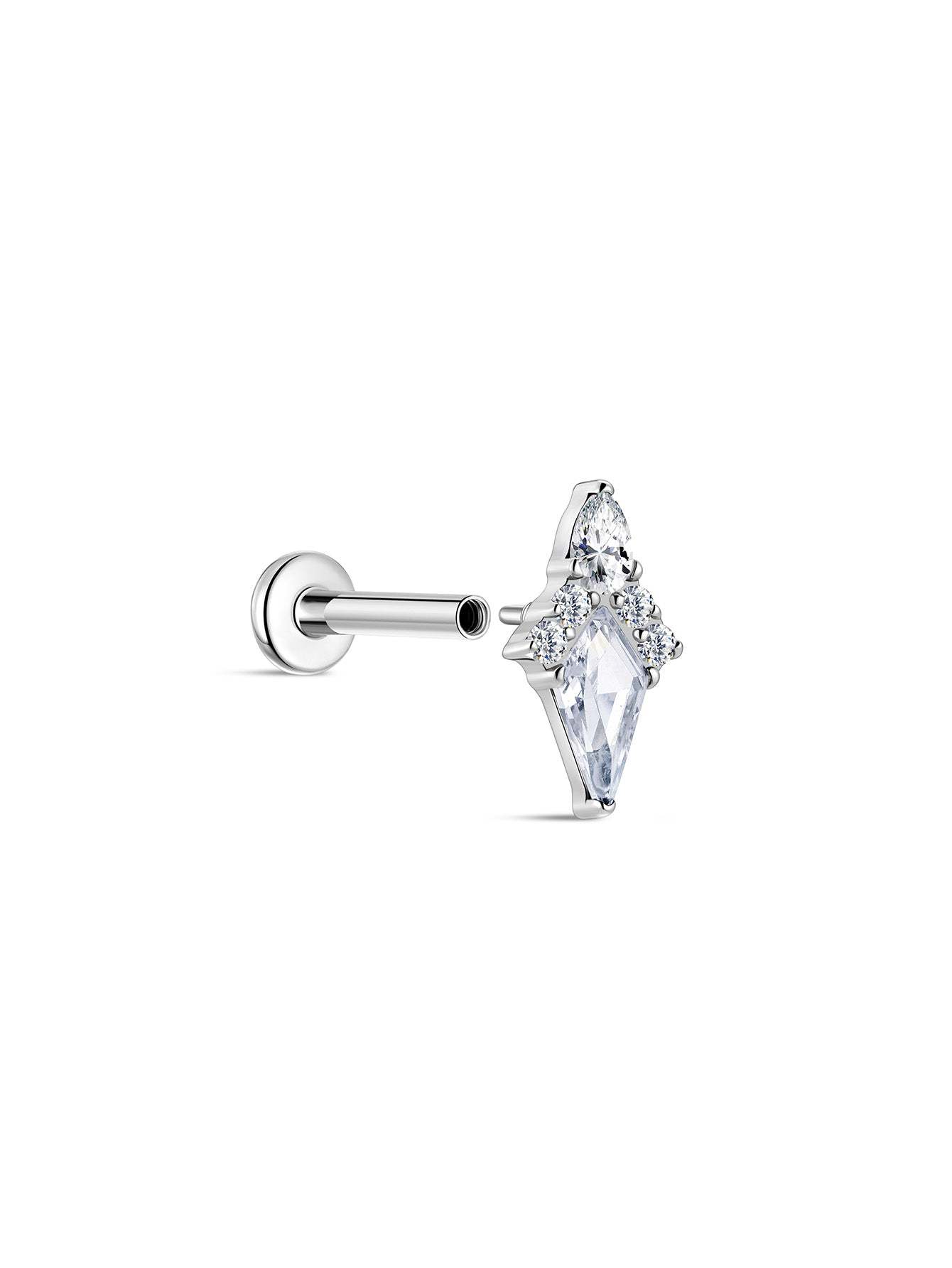 G23 Titanium Kite Ear Piercing Stud-Olarajewelry