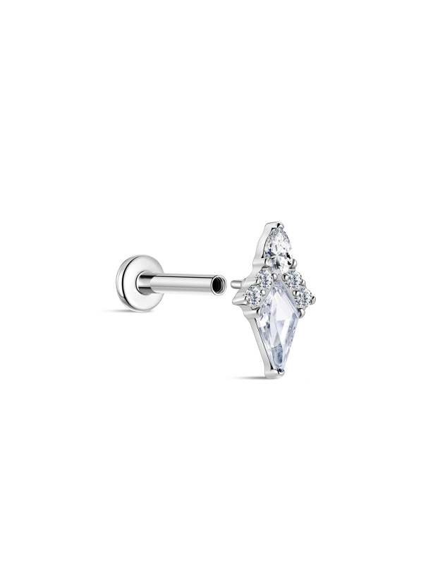 G23 Titanium Kite Ear Piercing Stud-Olarajewelry