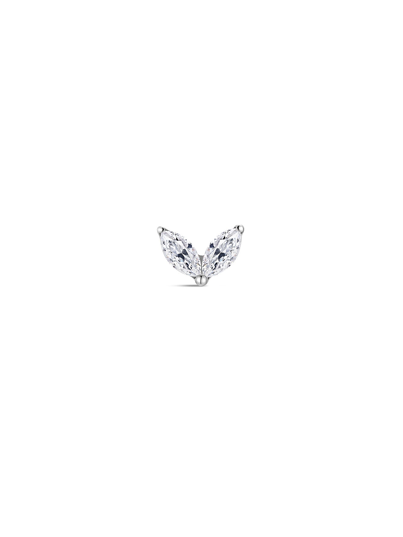 G23 Titanium Rabbit Ear Piercing Stud-Olarajewelry