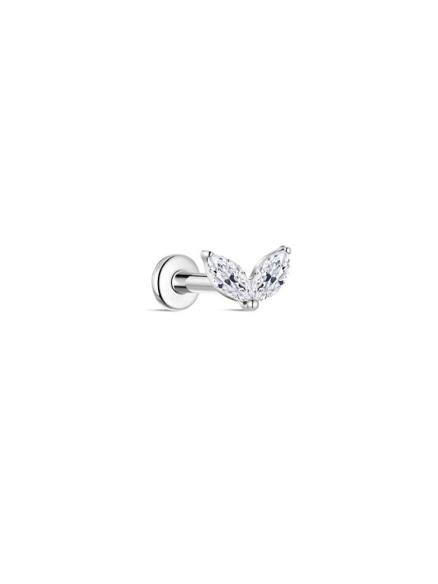 G23 Titanium Rabbit Ear Piercing Stud-Olarajewelry