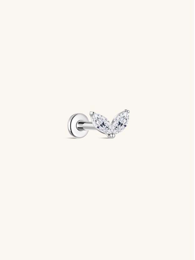 G23 Titanium Rabbit Ear Piercing Stud-Olarajewelry