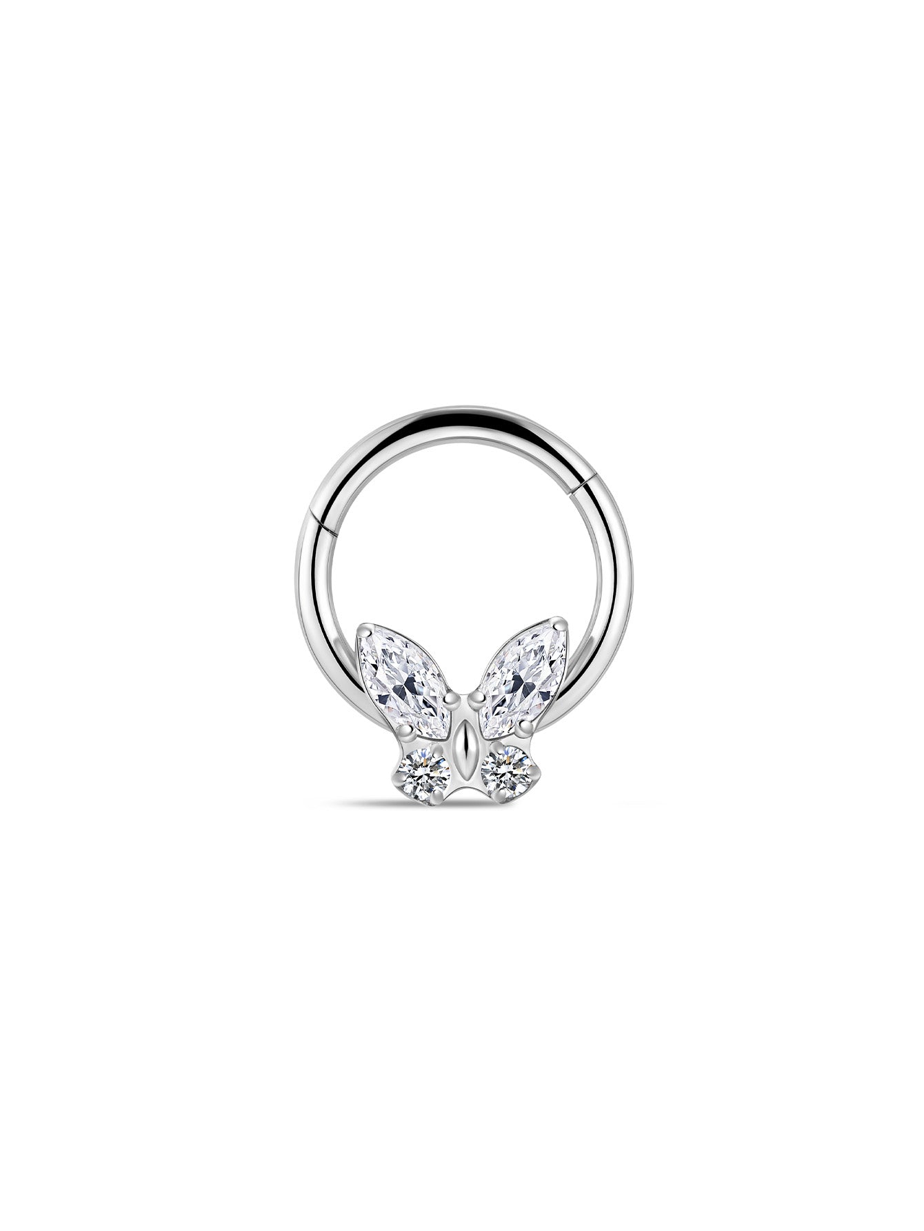 G23 Titanium Butterfly Daith Earrings 8MM-Olarajewelry