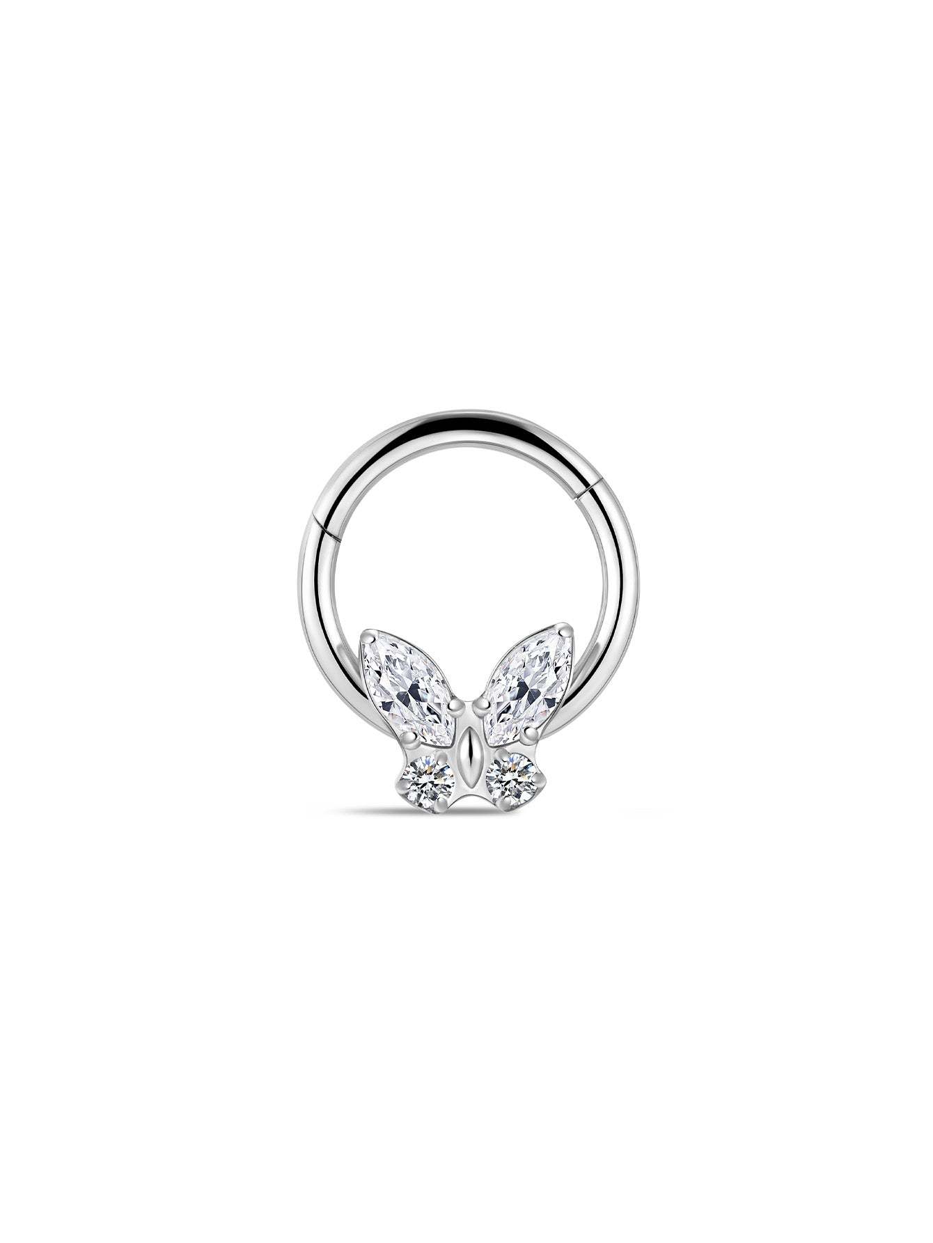 G23 Titanium Butterfly Daith Earrings 8MM-Olarajewelry