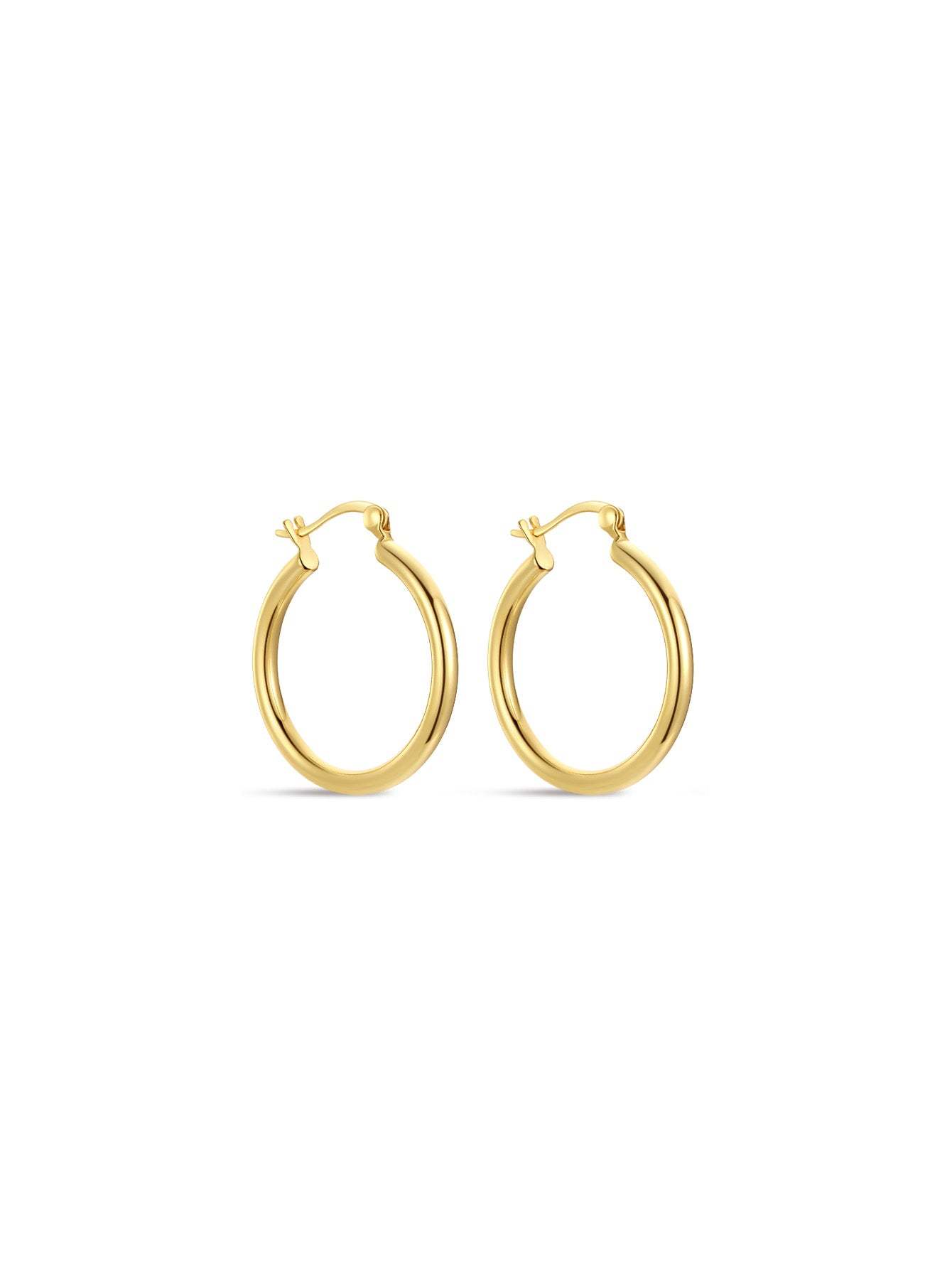 S925 Classic Tunnel Hoop Earrings Hoop Earrings-Olarajewelry