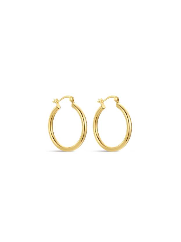 S925 Classic Tunnel  Hoop Earrings Hoop Earrings-Olarajewelry