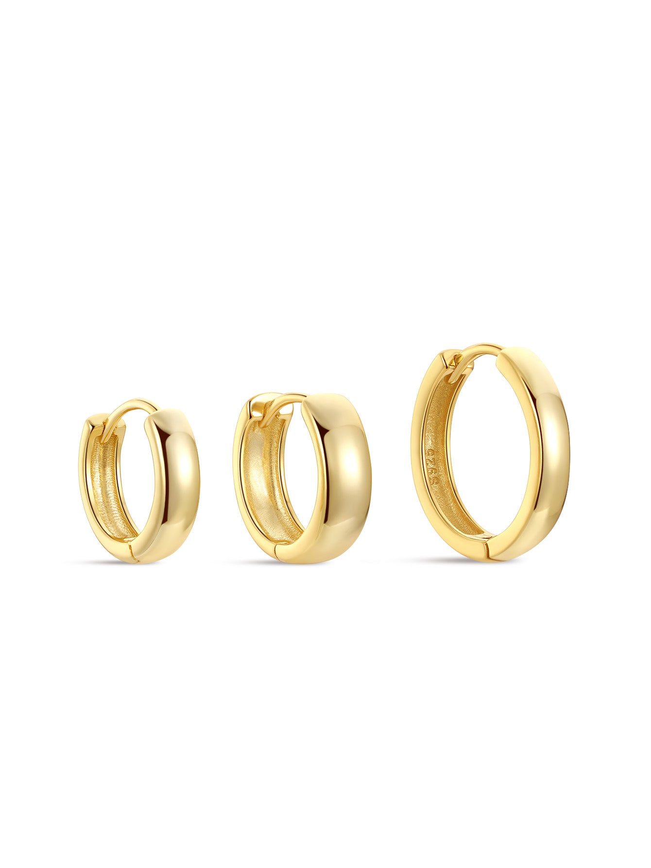 S925 Everyday Bold Tunnel Hoop Earrings-Olarajewelry