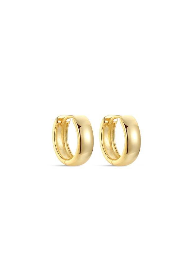 S925 Everyday Bold Tunnel Hoop Earrings-Olarajewelry