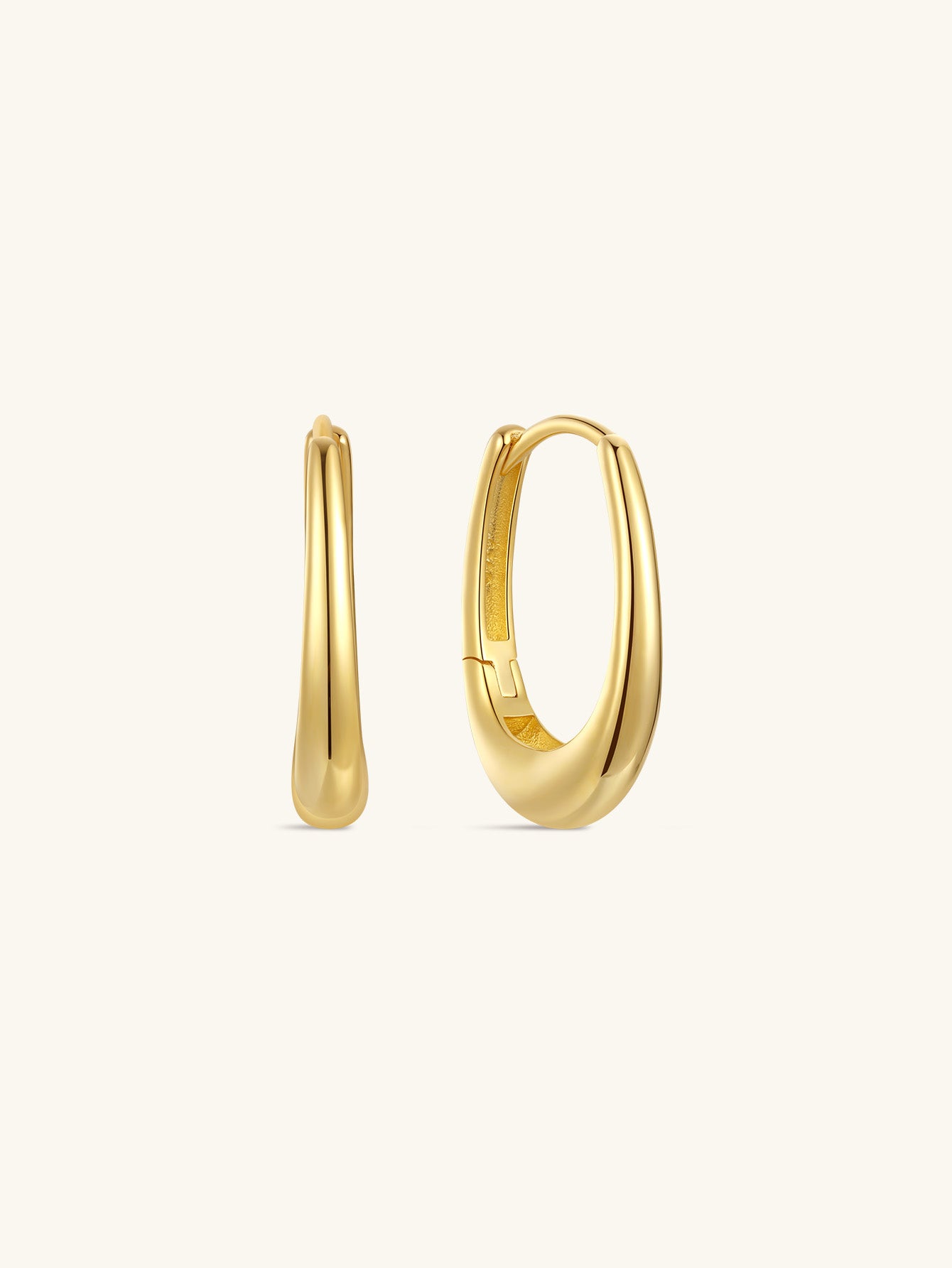 S925 Fine Corey Hoop Earrings-Olarajewelry