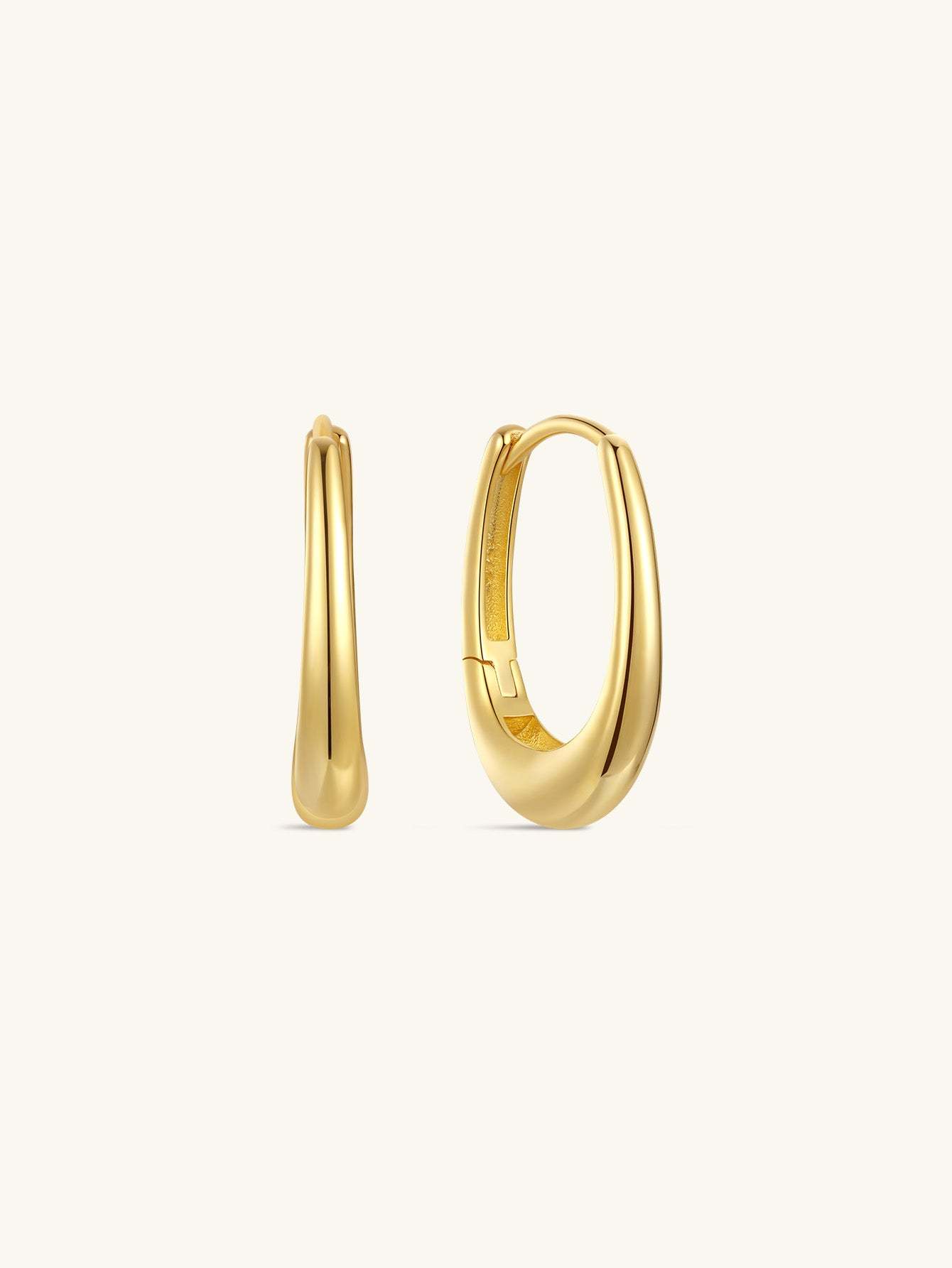 S925 Fine Corey Hoop Earrings-Olarajewelry