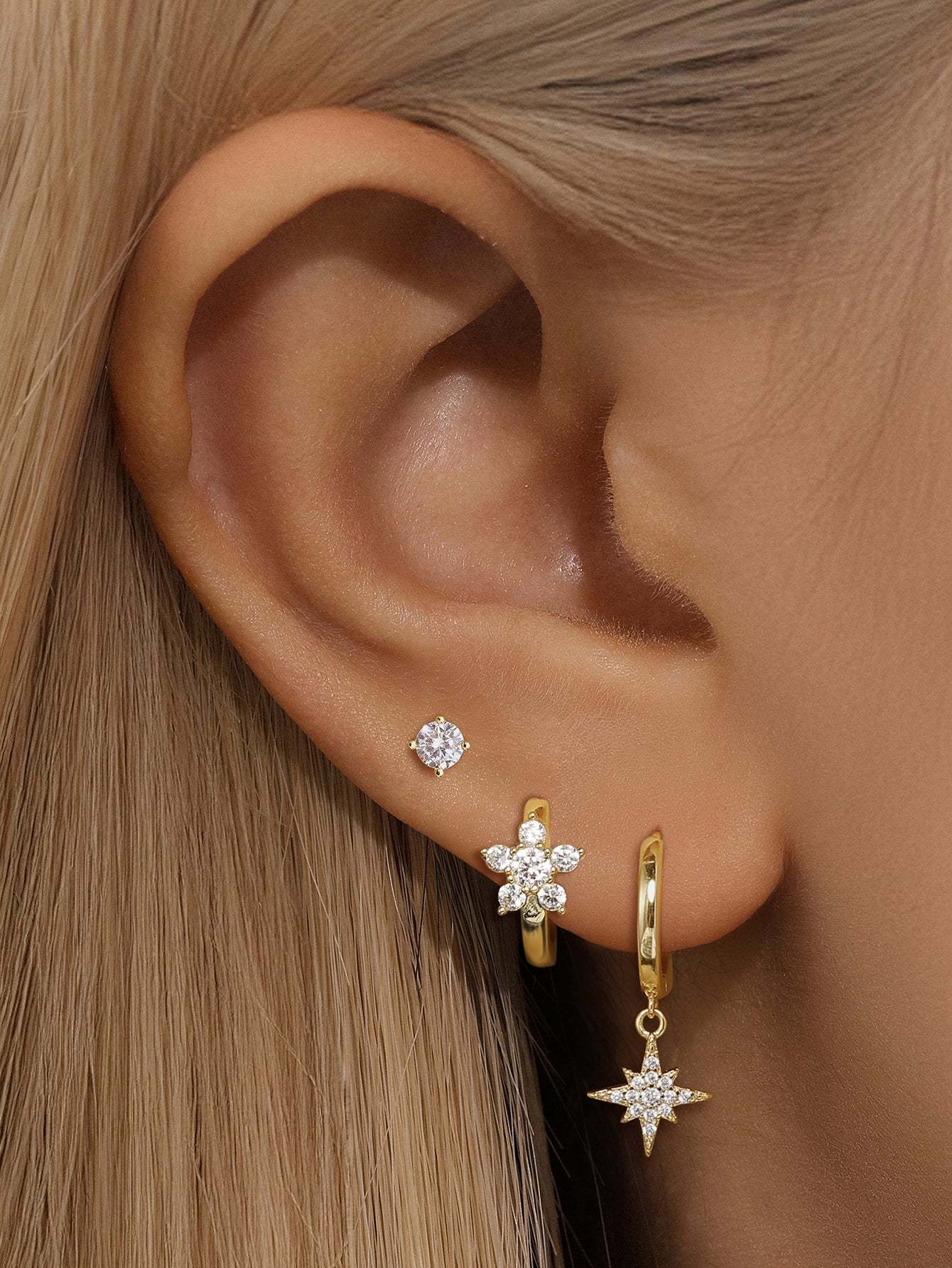 Olara Star Versatile Earring Set-Olarajewelry