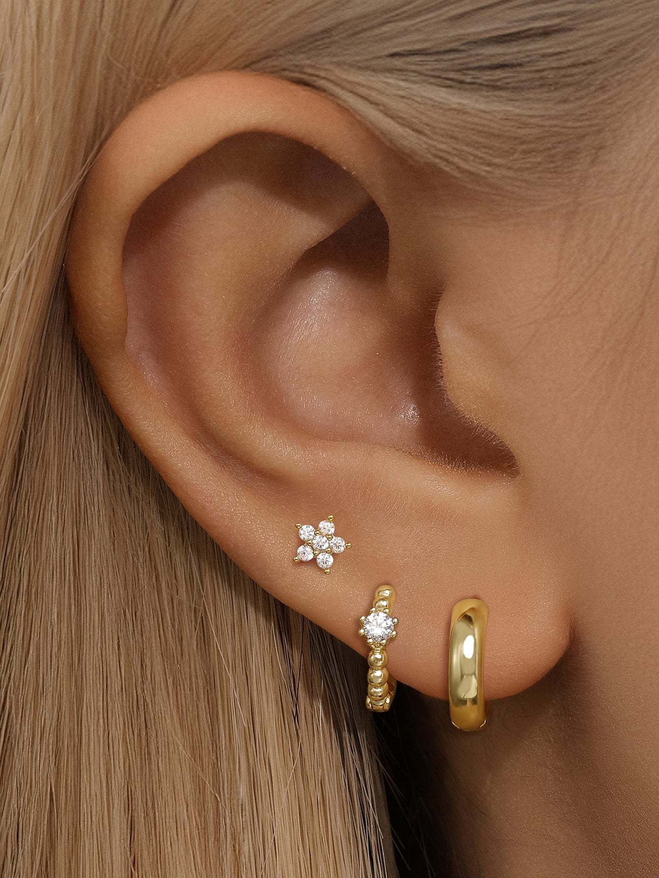 Olara Star Zircon Luxury Earring Set-Olarajewelry