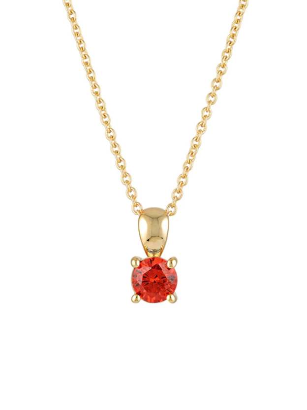 S925 Classic Colored Zirconia Necklace-Olarajewelry