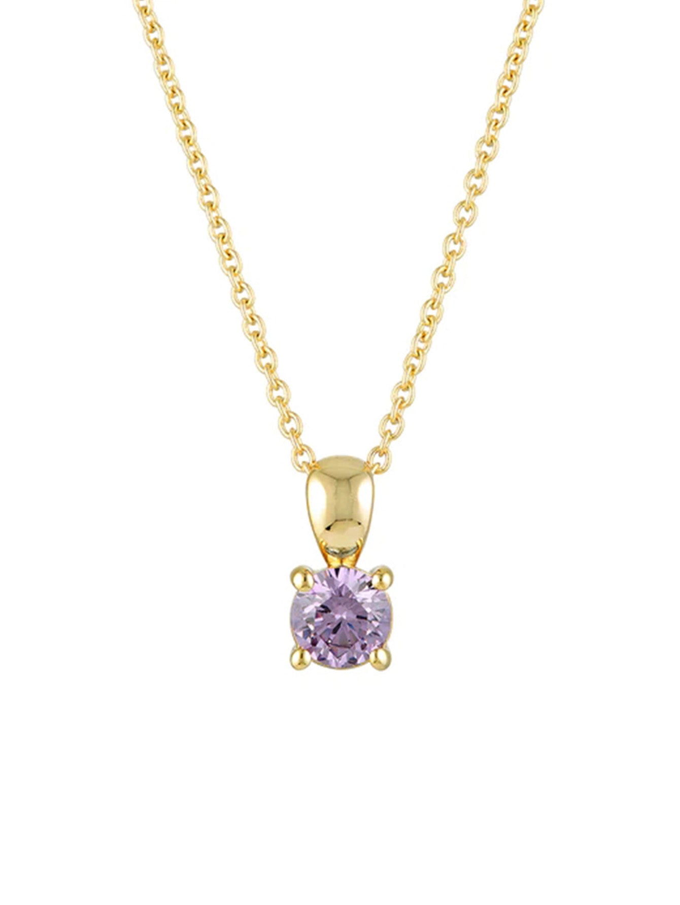 S925 Classic Colored Zirconia Necklace-Olarajewelry