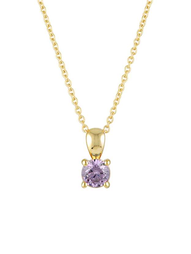 S925 Classic Colored Zirconia Necklace-Olarajewelry