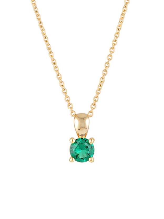 S925 Classic Colored Zirconia Necklace-Olarajewelry