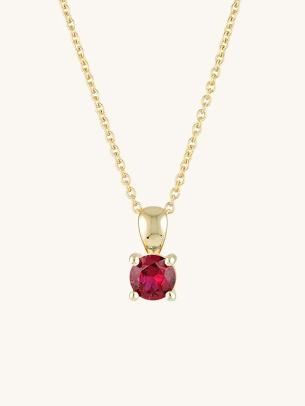 S925 Classic Colored Zirconia Necklace-Olarajewelry