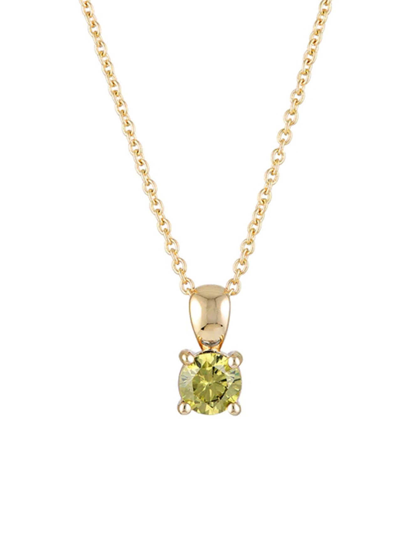 S925 Classic Colored Zirconia Necklace-Olarajewelry