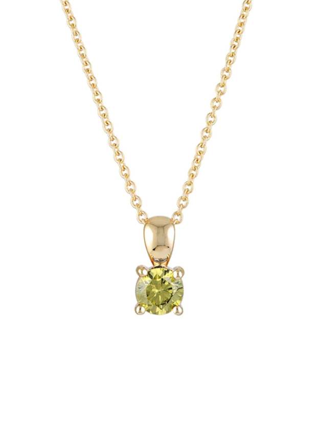 S925 Classic Colored Zirconia Necklace-Olarajewelry