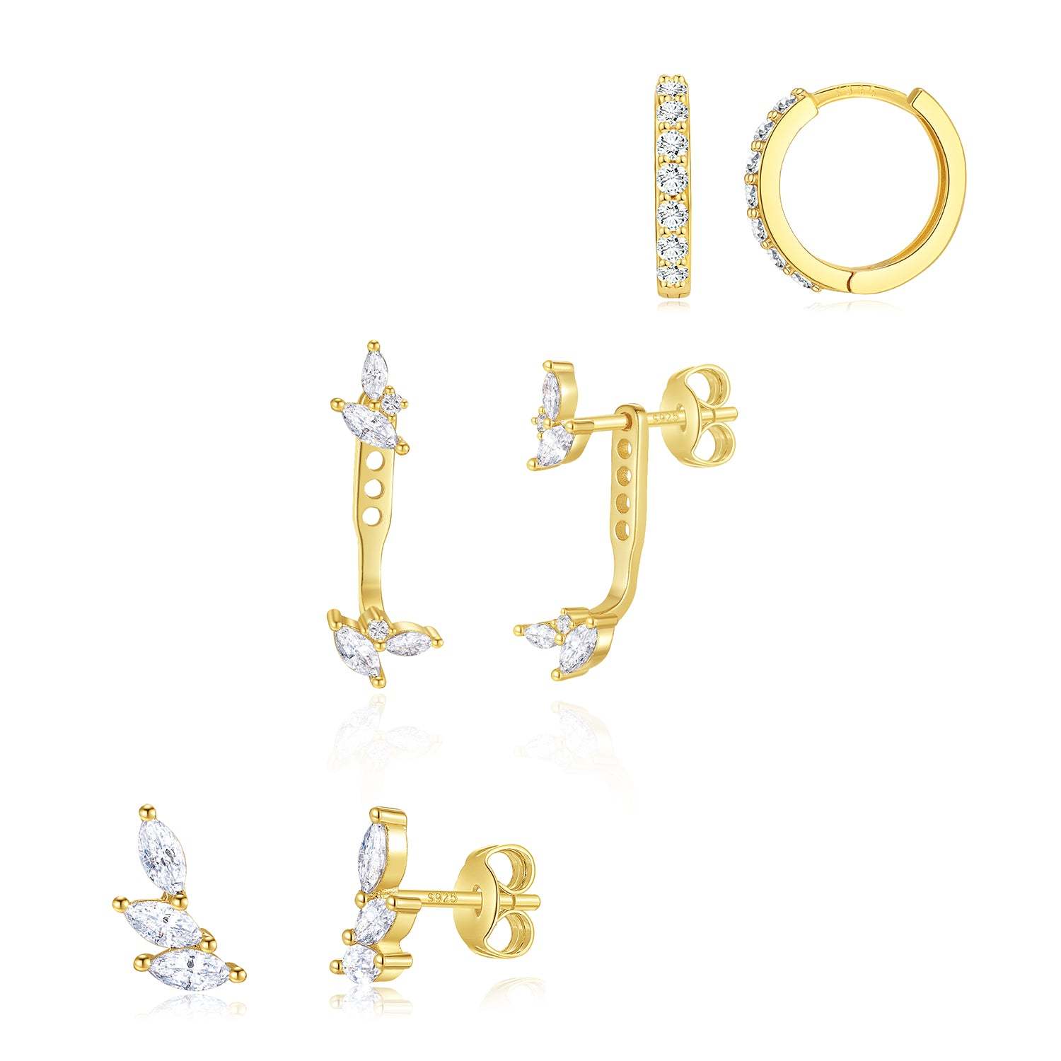 Fashion Horse Eye Zircon Earring Series-Olarajewelry
